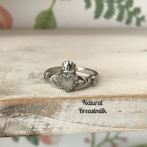 Claddagh Ring — Made With Love Keepsakes Breastmilk Dna Jewelry