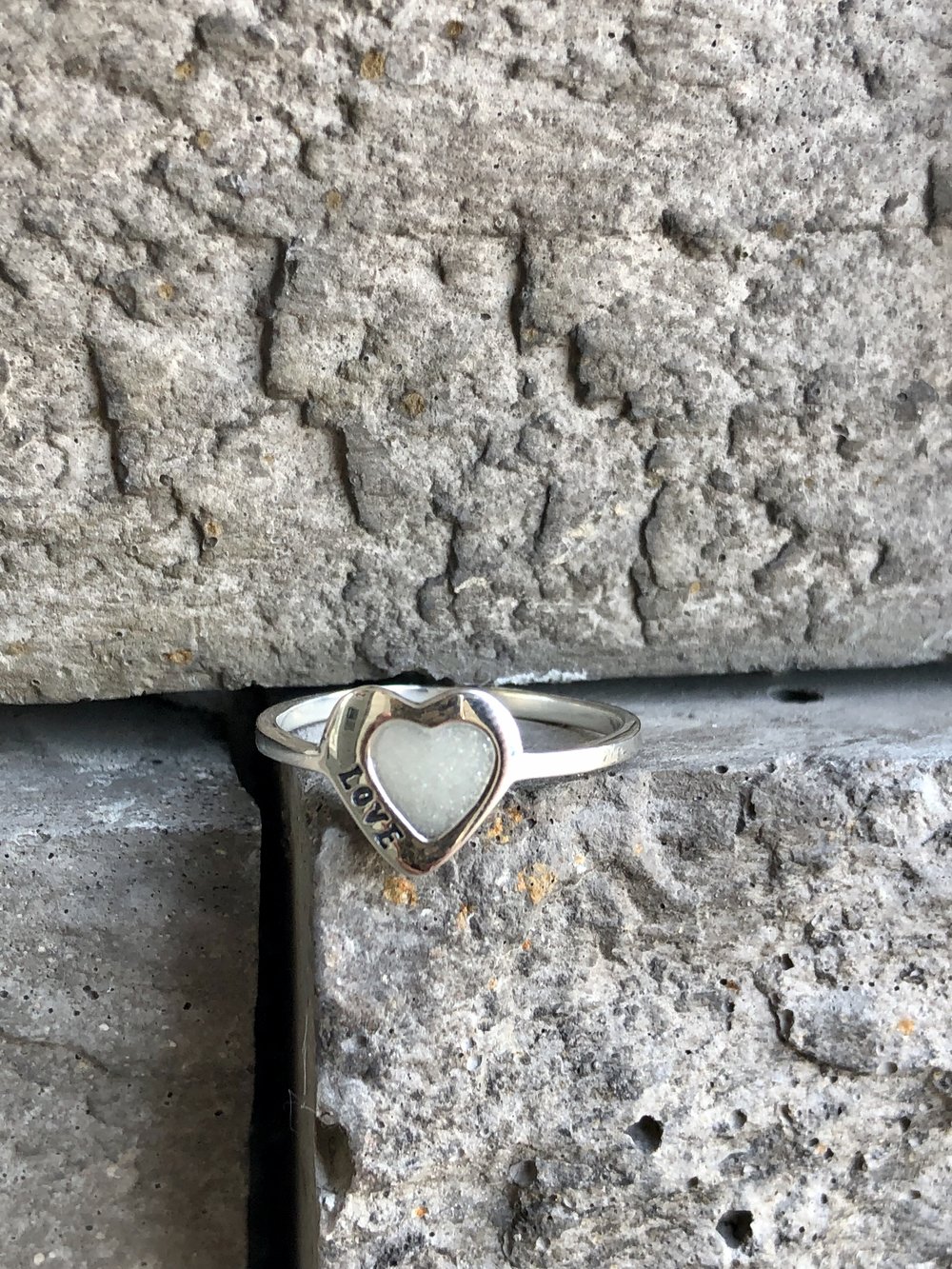 Glow in the Dark Star ring (adjustable size) — Made With Love Keepsakes  Breastmilk & Dna Jewelry