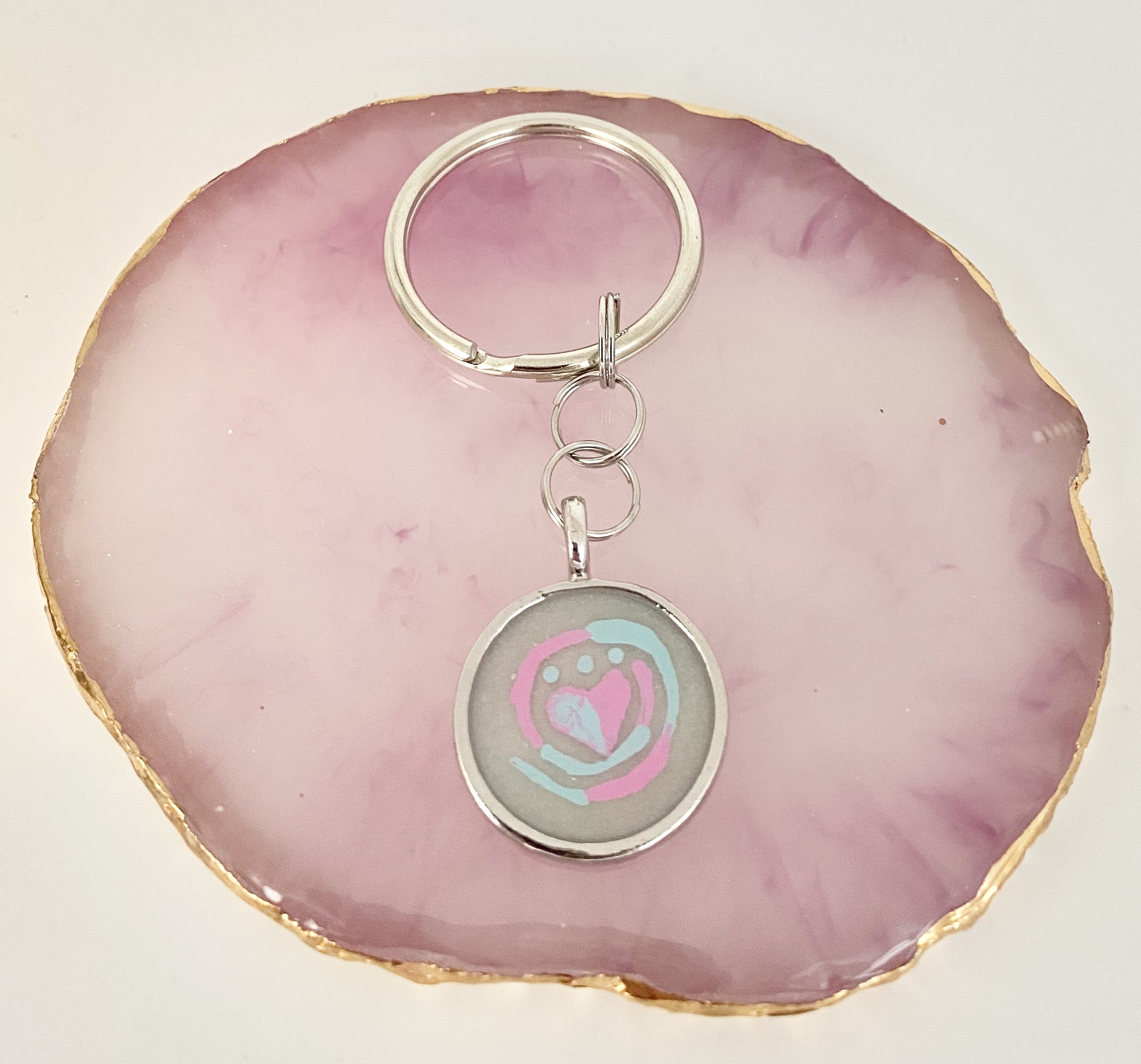 Infertility Awareness Keychain
