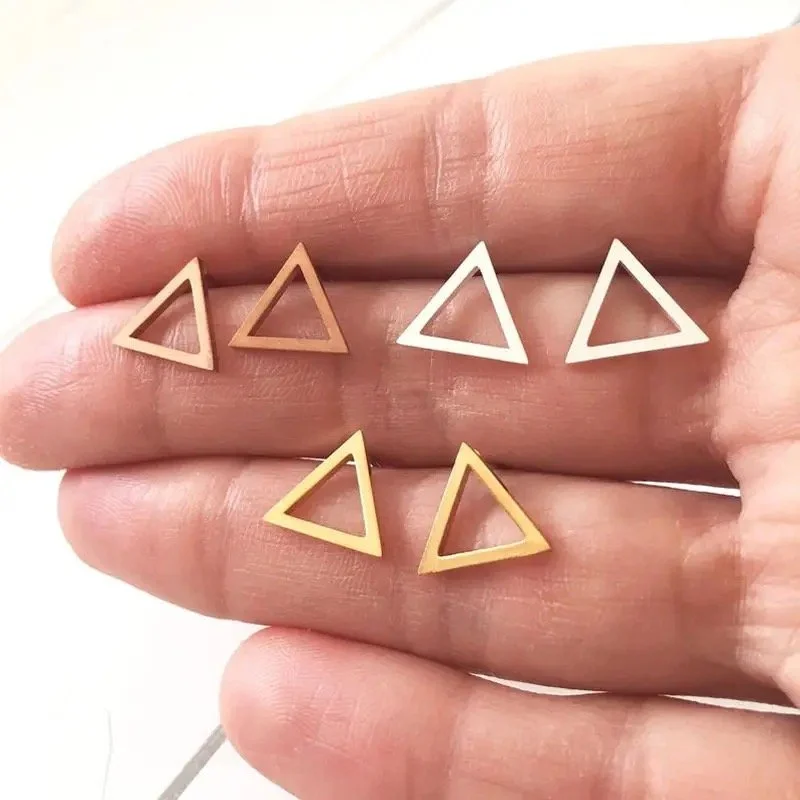 Triangle Stainless Studs
