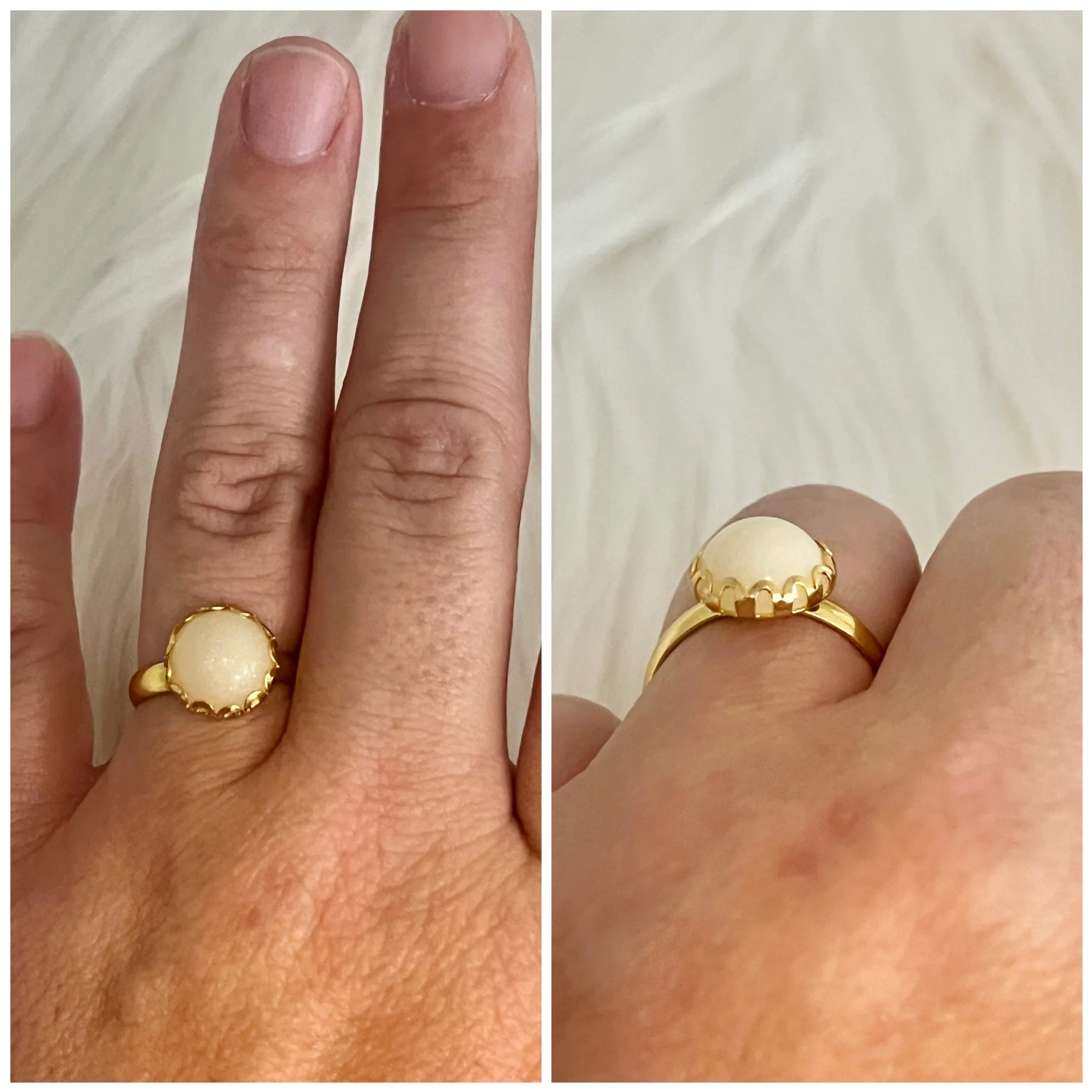 Loop Crown (Adjustable Ring) Gold Plated
