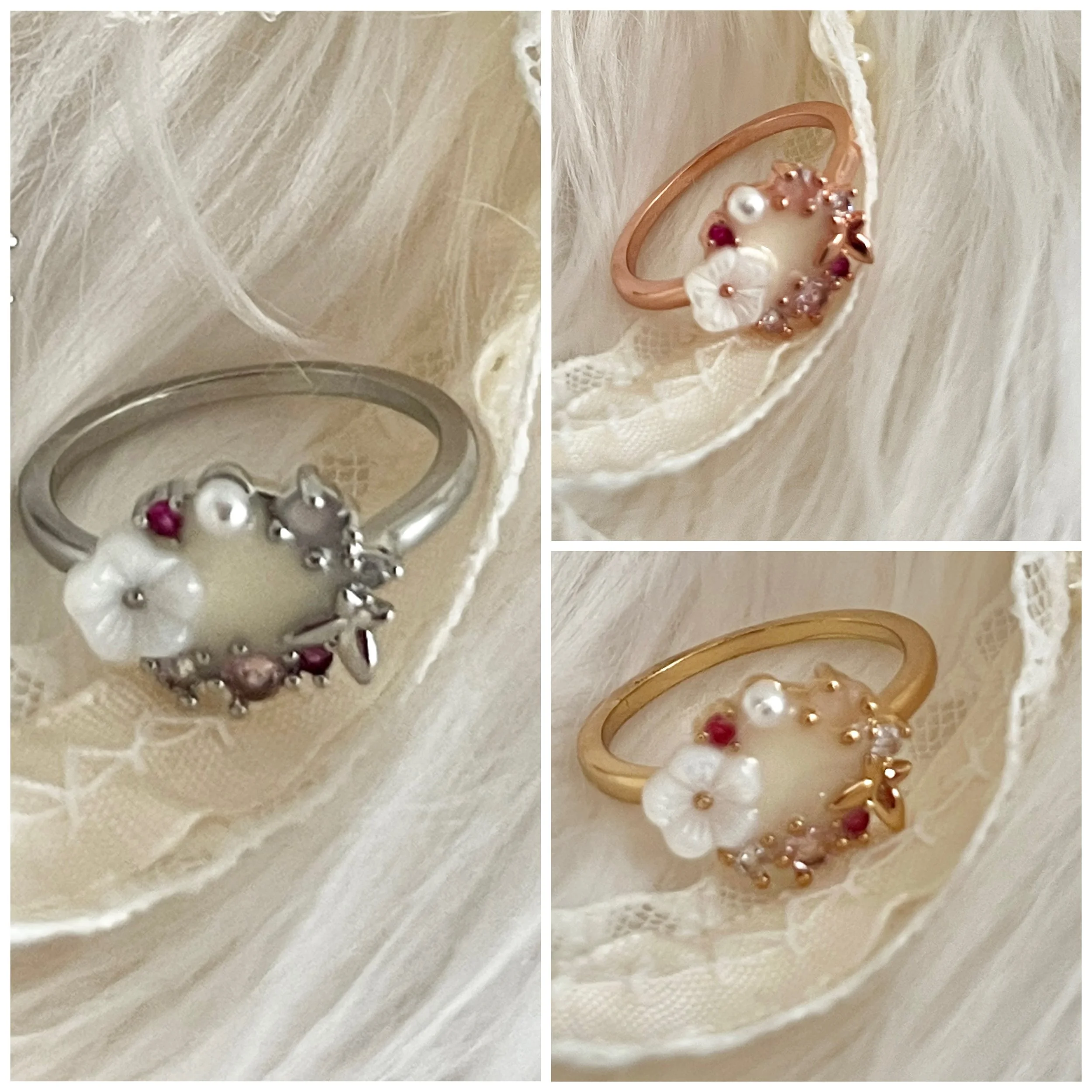 Butterfly Wreath Ring