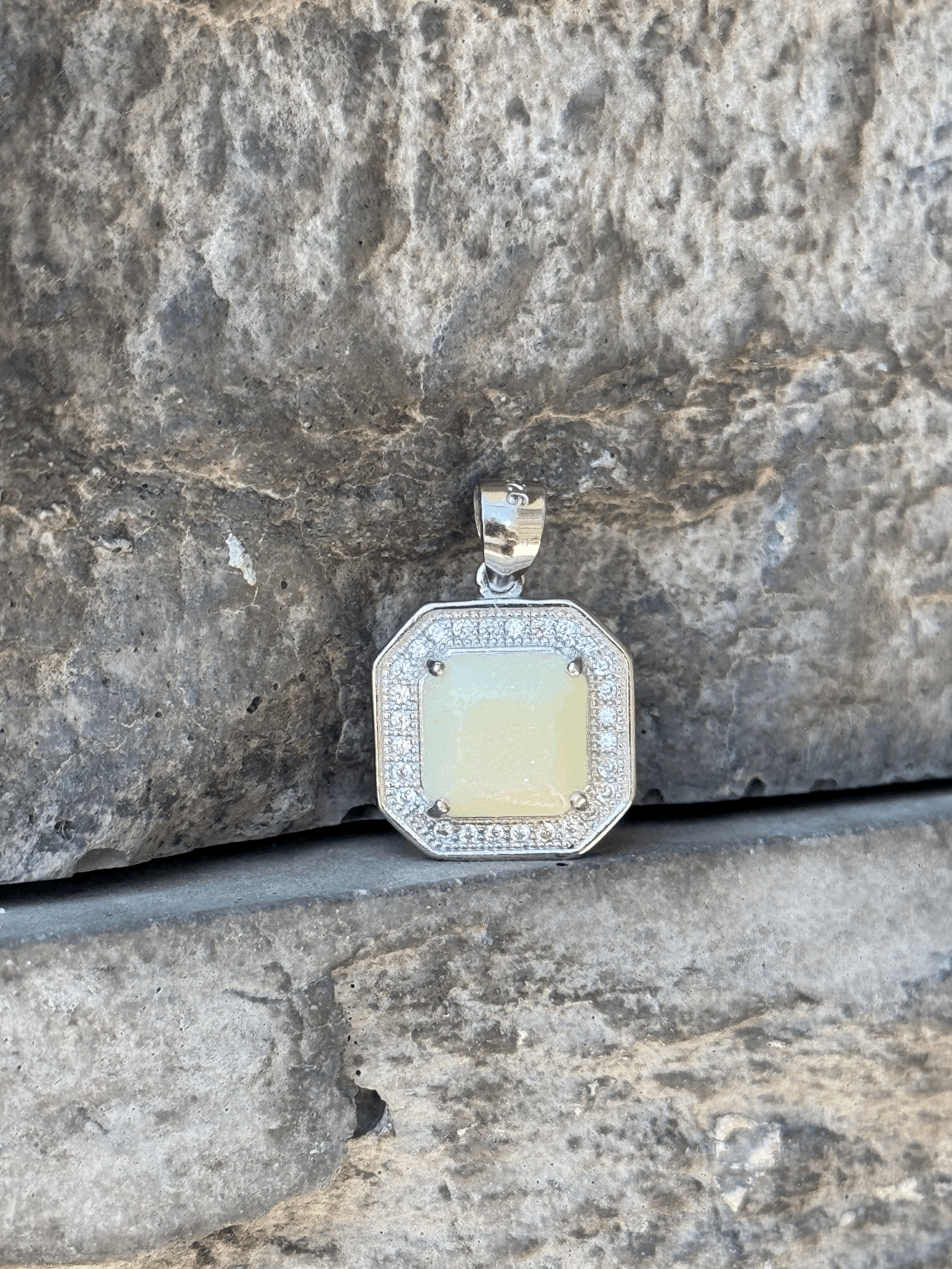 Shaped Halo Pendants