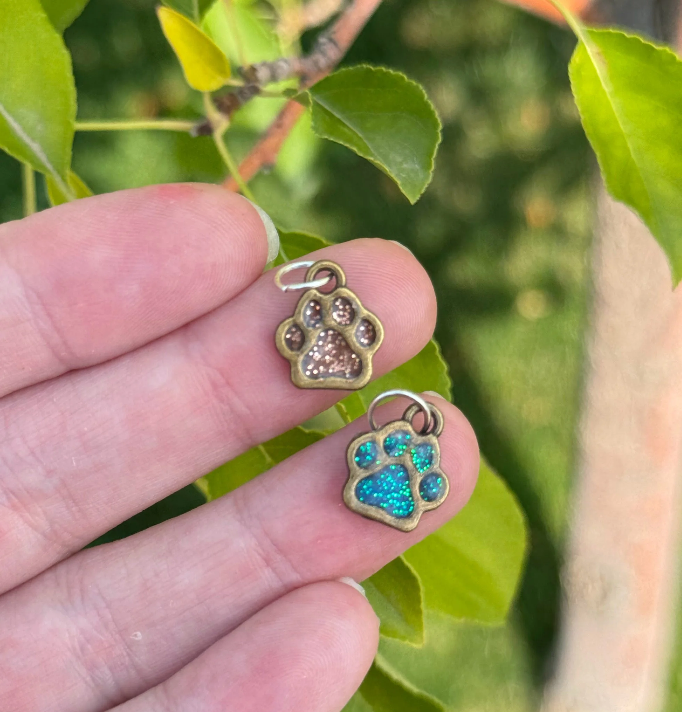 Tiny Pawprint charms