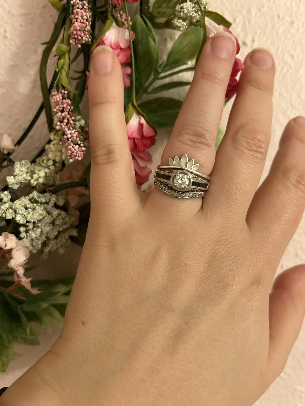 Marquise Shaped Crown Ring