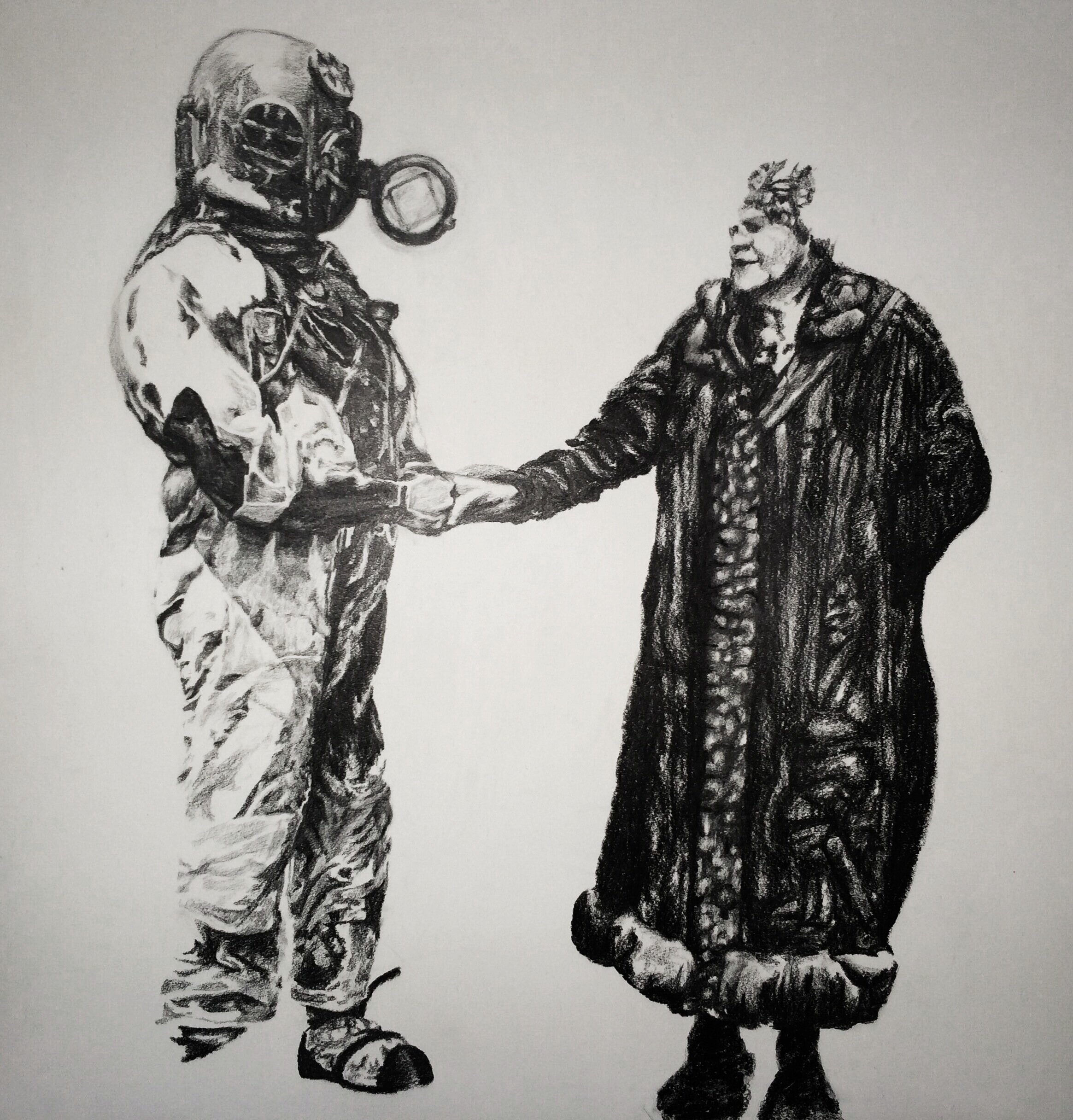  5’ X 4’, graphite 