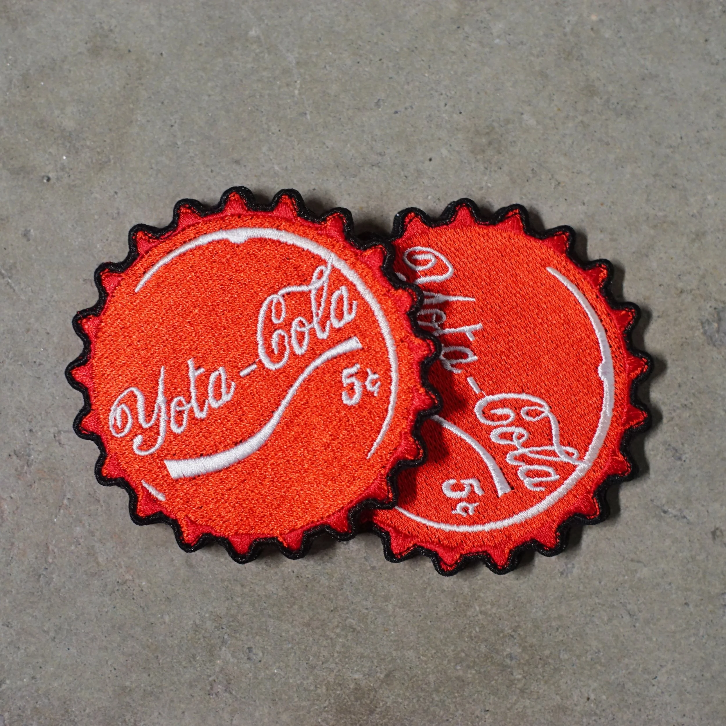 Coke Yota-Cola Bottle Cap Patch