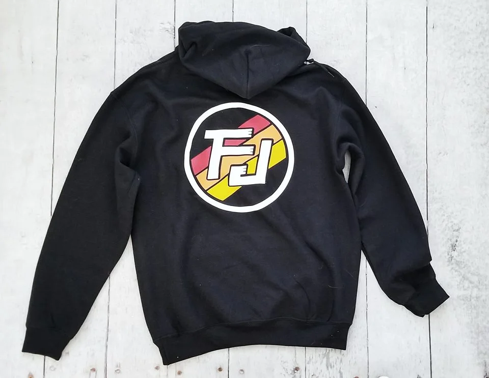 FJ Cruiser TEQ Style Sweatshirt with vintage stripes