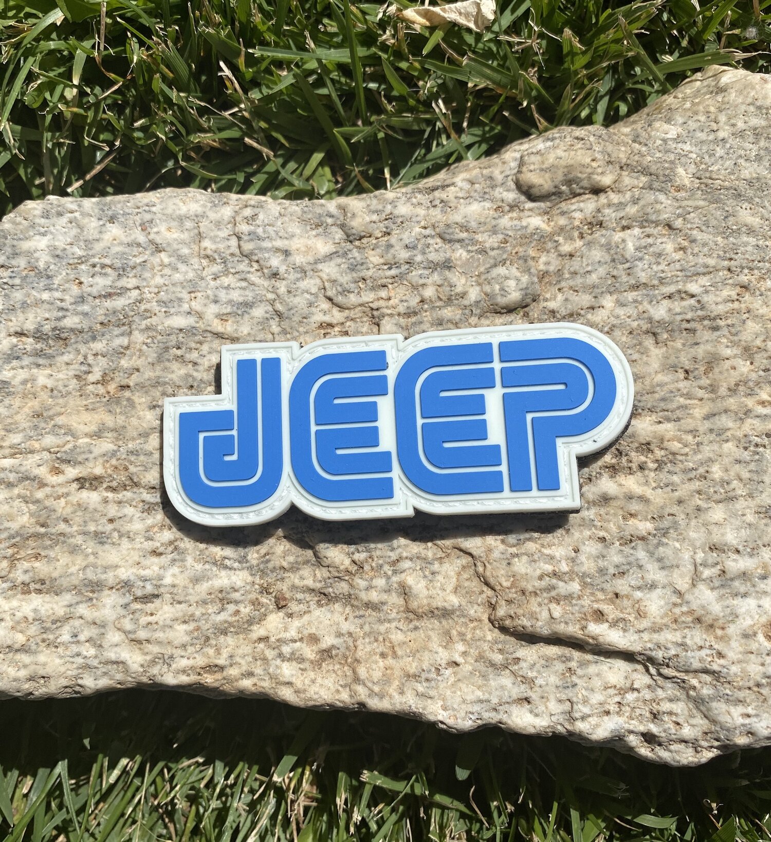 Jeep Retromatic Logo Hook and Loop Patch