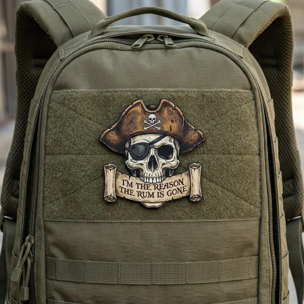 rum is gone brown backpack.jpeg