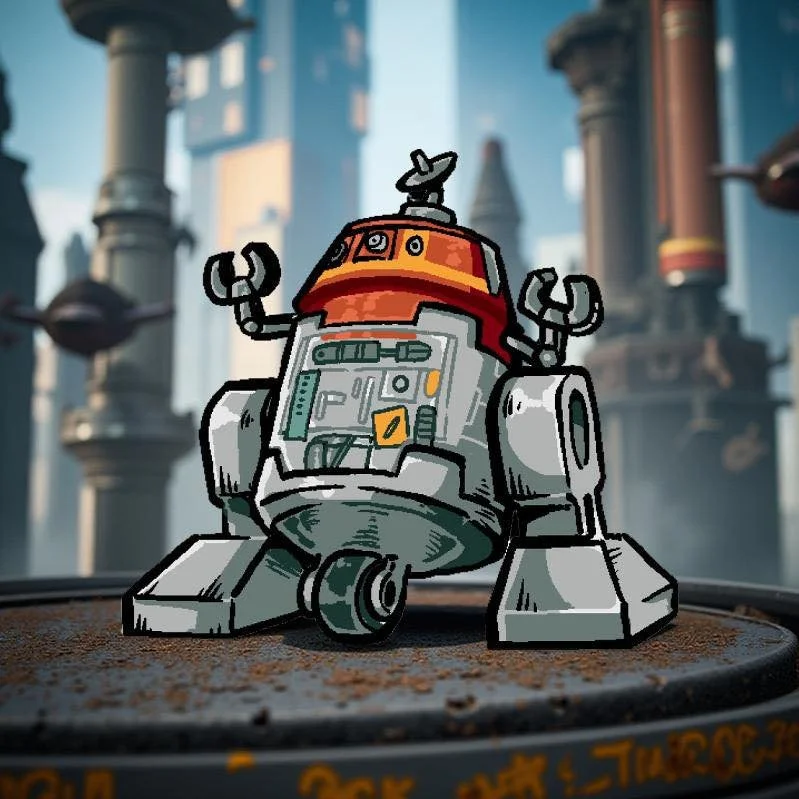 Embroidered Chopper Brick Wars Patch (PRE-ORDER)