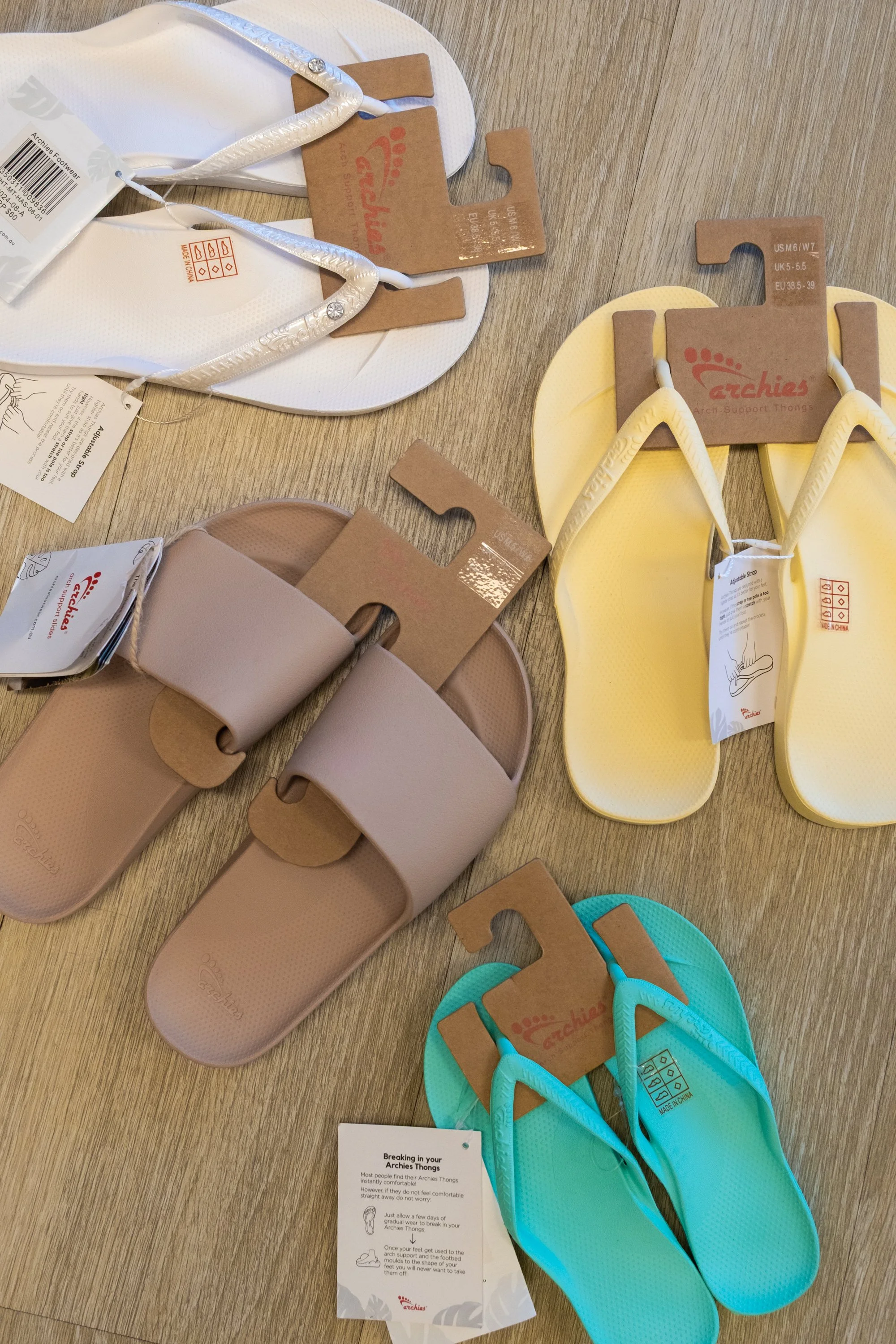 Archies | Slides & thongs with arch support