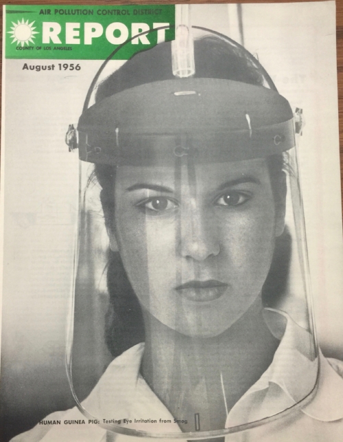 Source: County of Los Angeles, Air Pollution Control District Report (August 1956): p. 1. (Box 48, Collection 1675: “South Coast Air Quality Management District Records, ca. 1955-1983,” Archives and Special Collections, University of California, Los Angeles.)