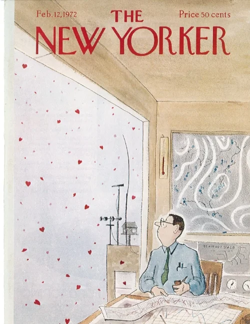 Drawing by James Stevenson, The New Yorker , February 12, 1972.