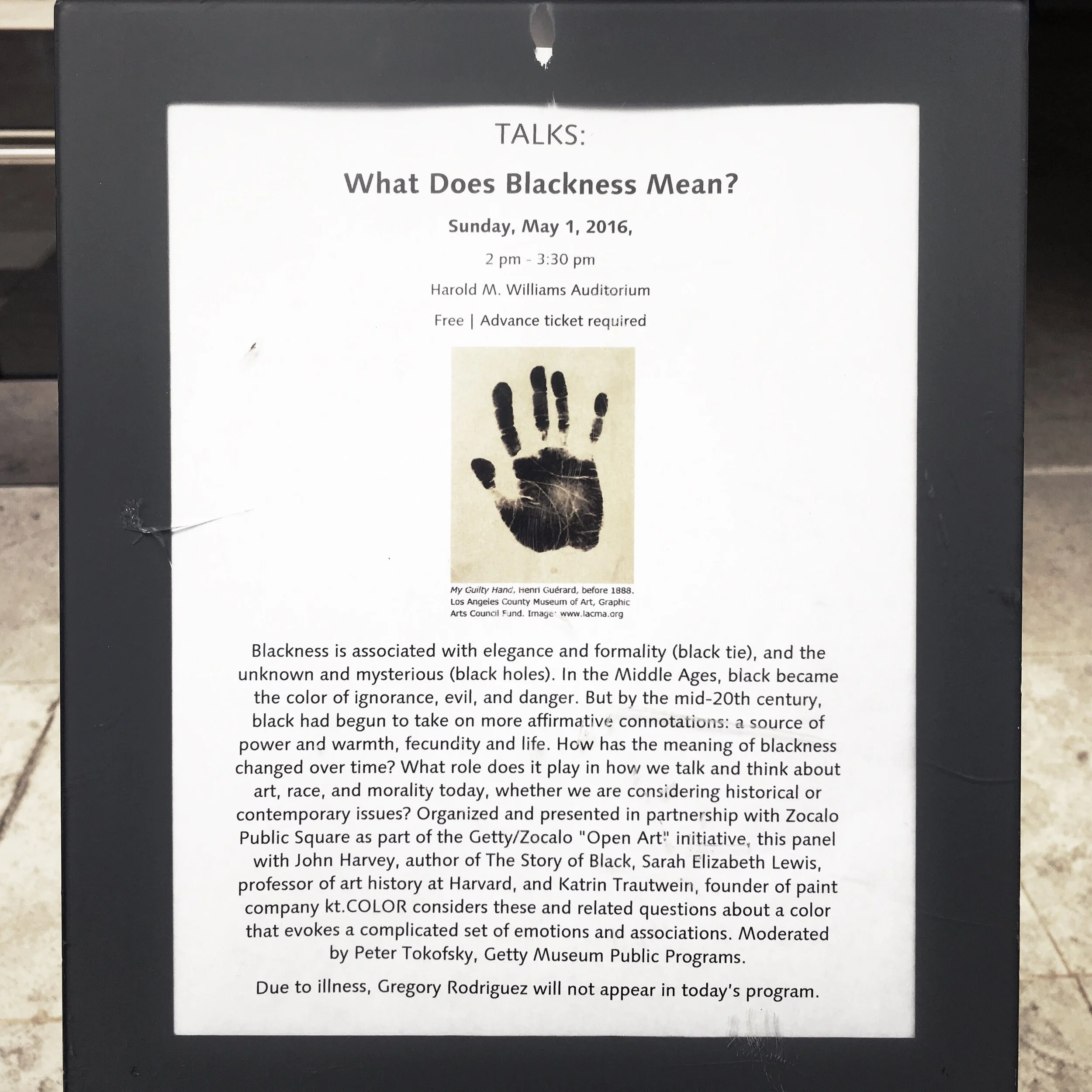 "What Does Blackness Mean?" at the Getty (Event Review)