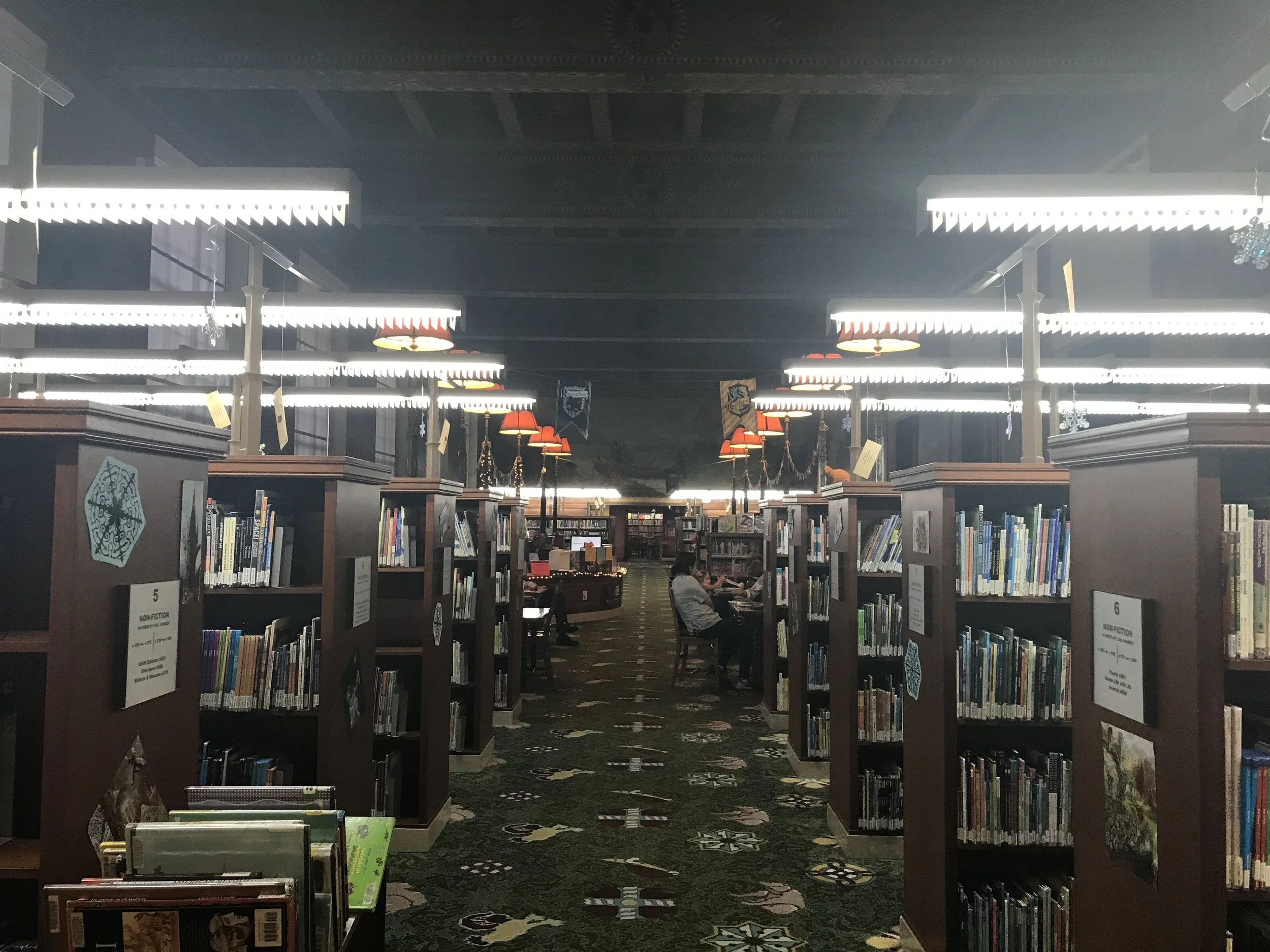 One side of the library