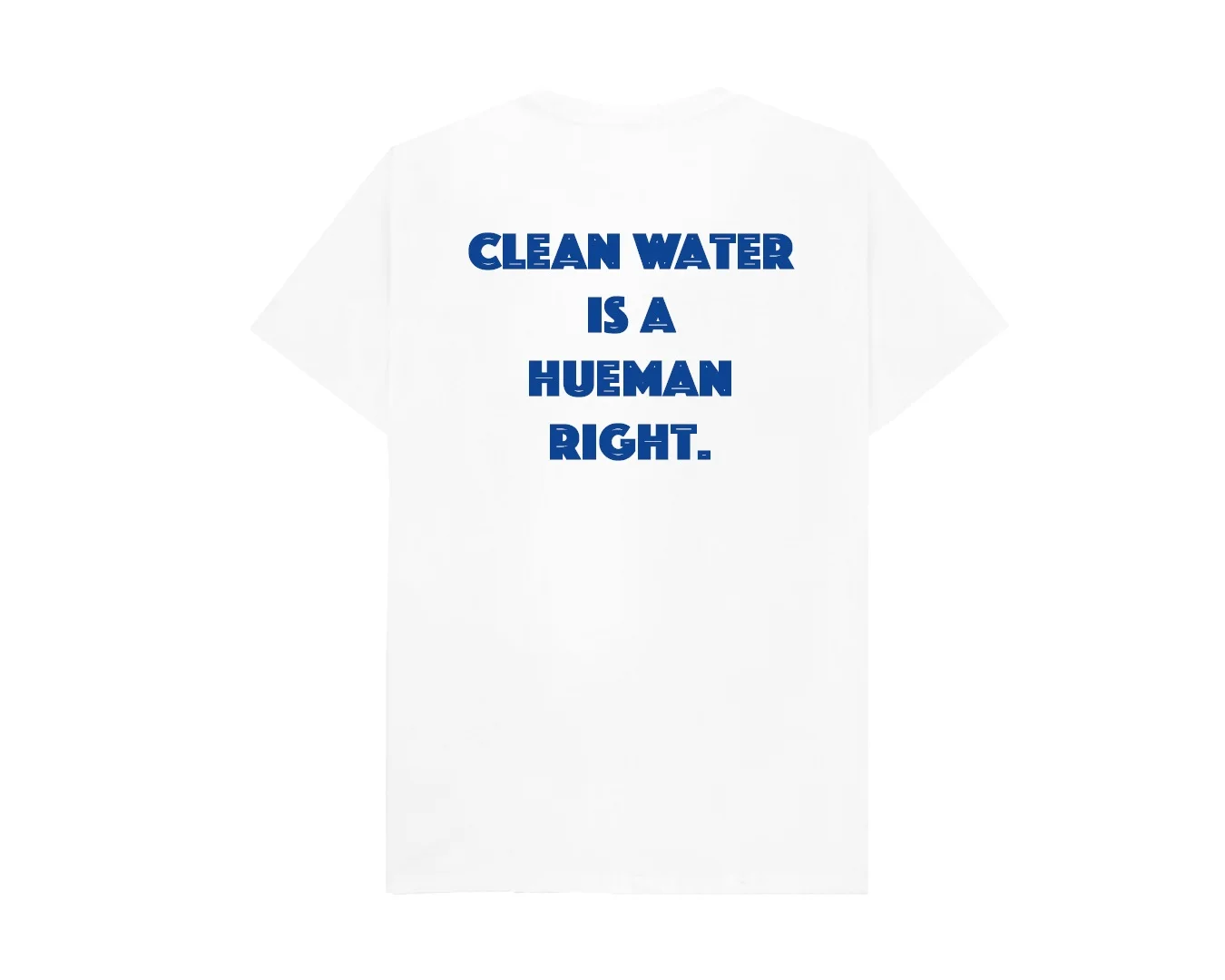 Clean Water for Newark Tee - White
