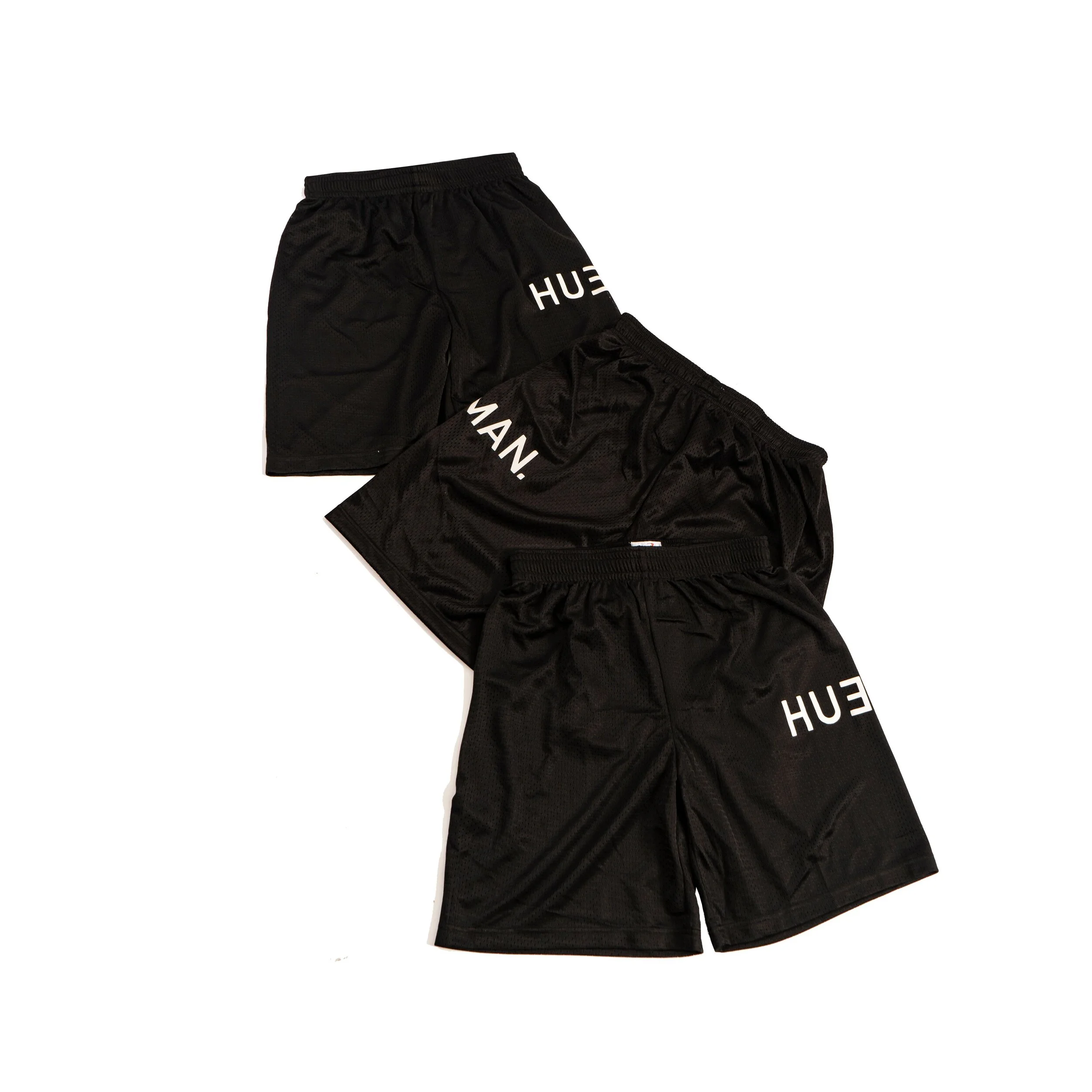 Hueman 3M Reflective Signature Shorts - Black