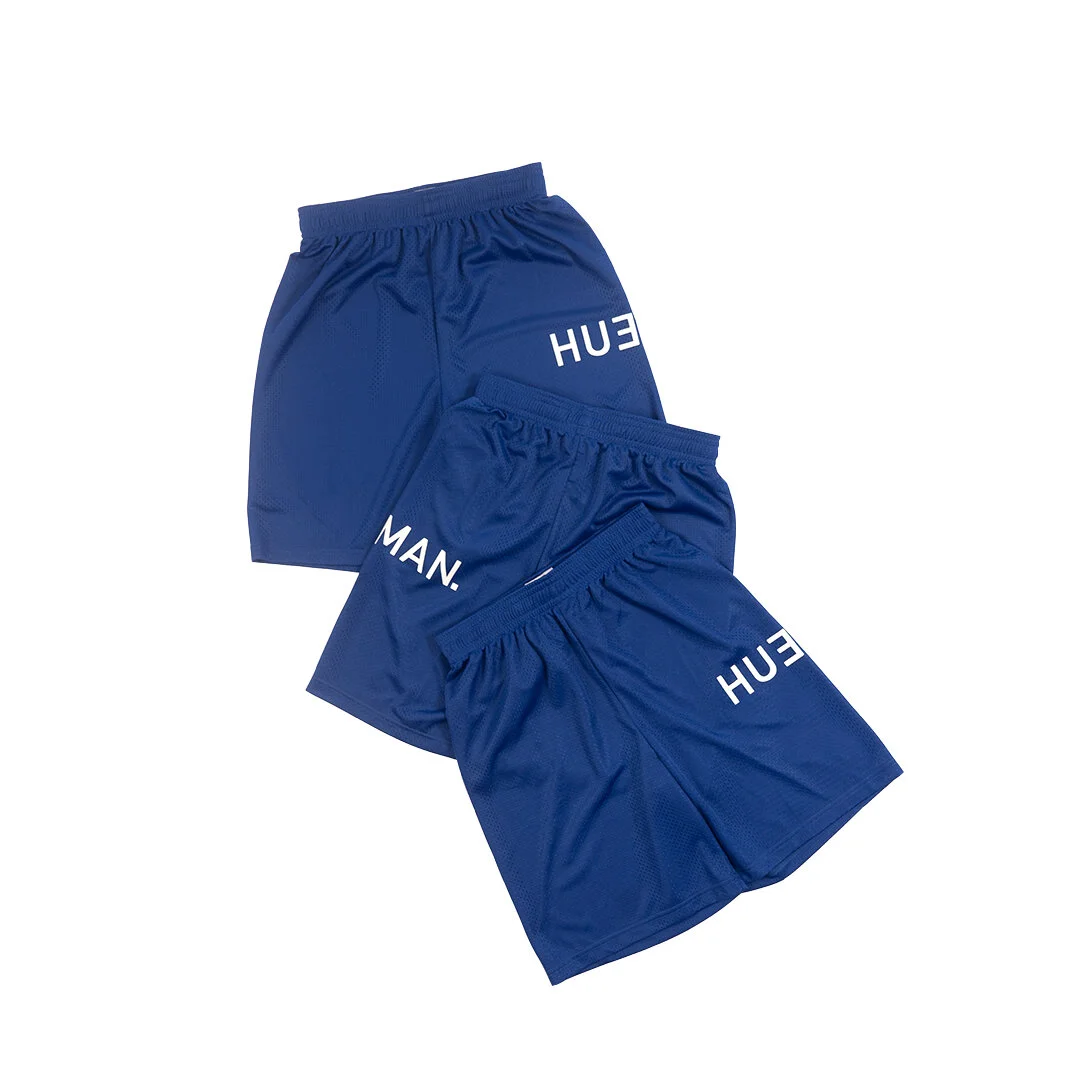 Hueman 3M Reflective Signature Shorts - Royal