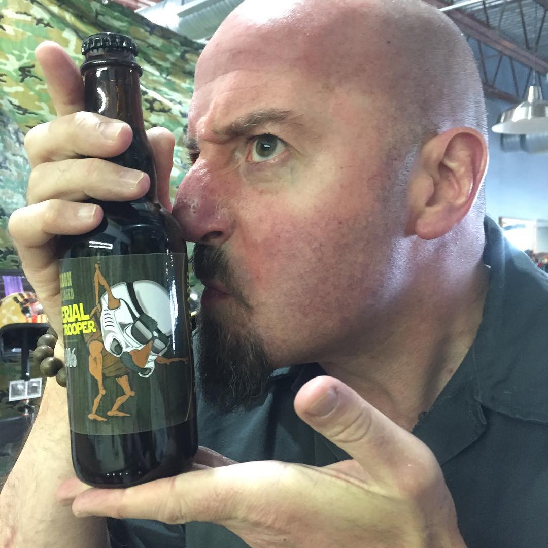 Craig and the most recent release of Barrel Aged Imperial Stout Trooper