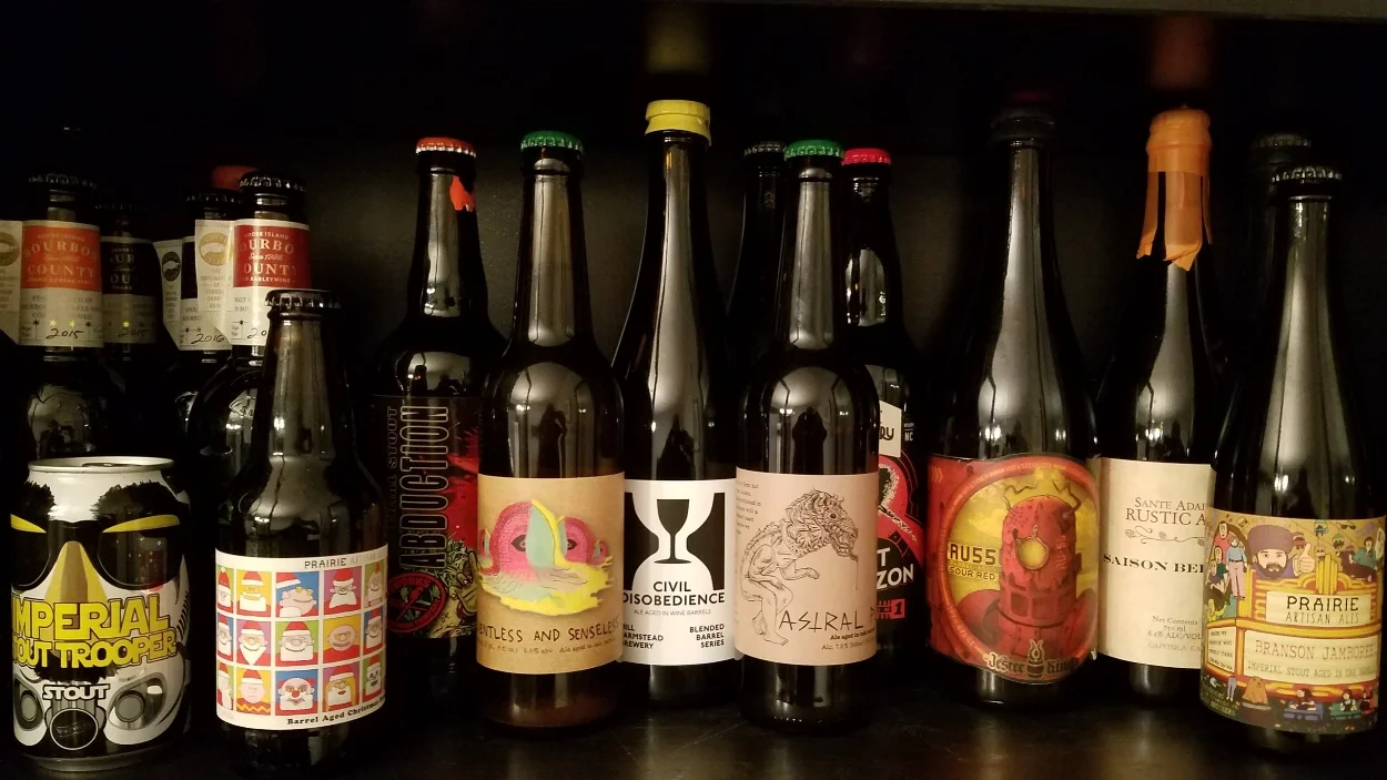  A pic of some of the beers in my stash