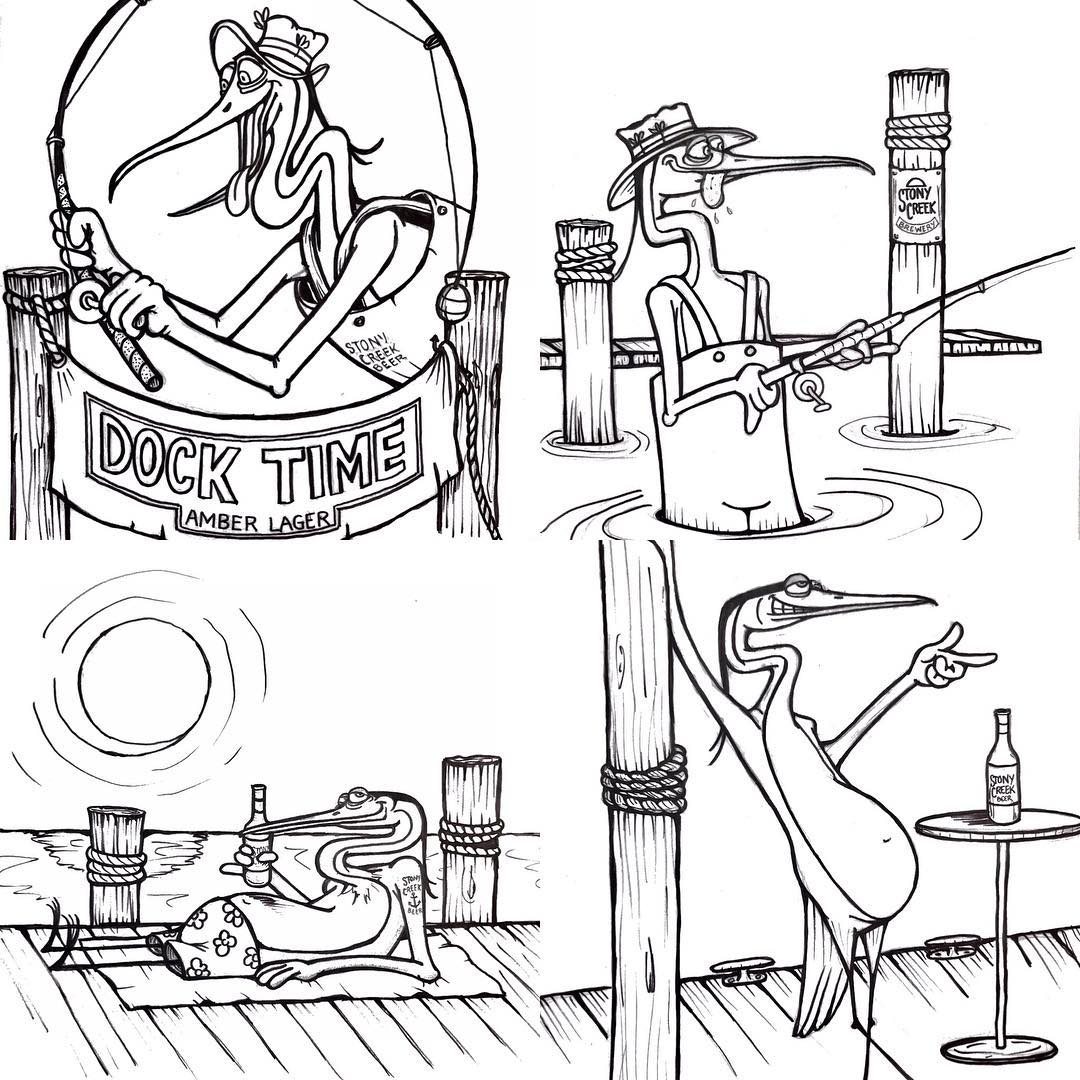  Early Heron Sketches