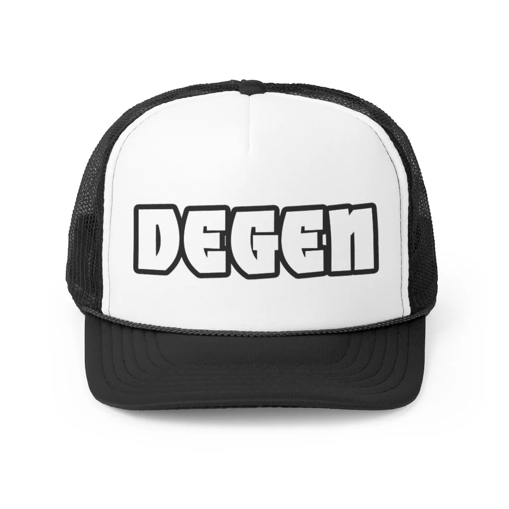 DEGEN Crypto Trucker Caps — The 16oz. Canvas