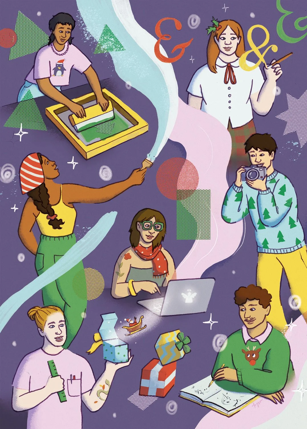   Designforum RLP  post card, December 2025 