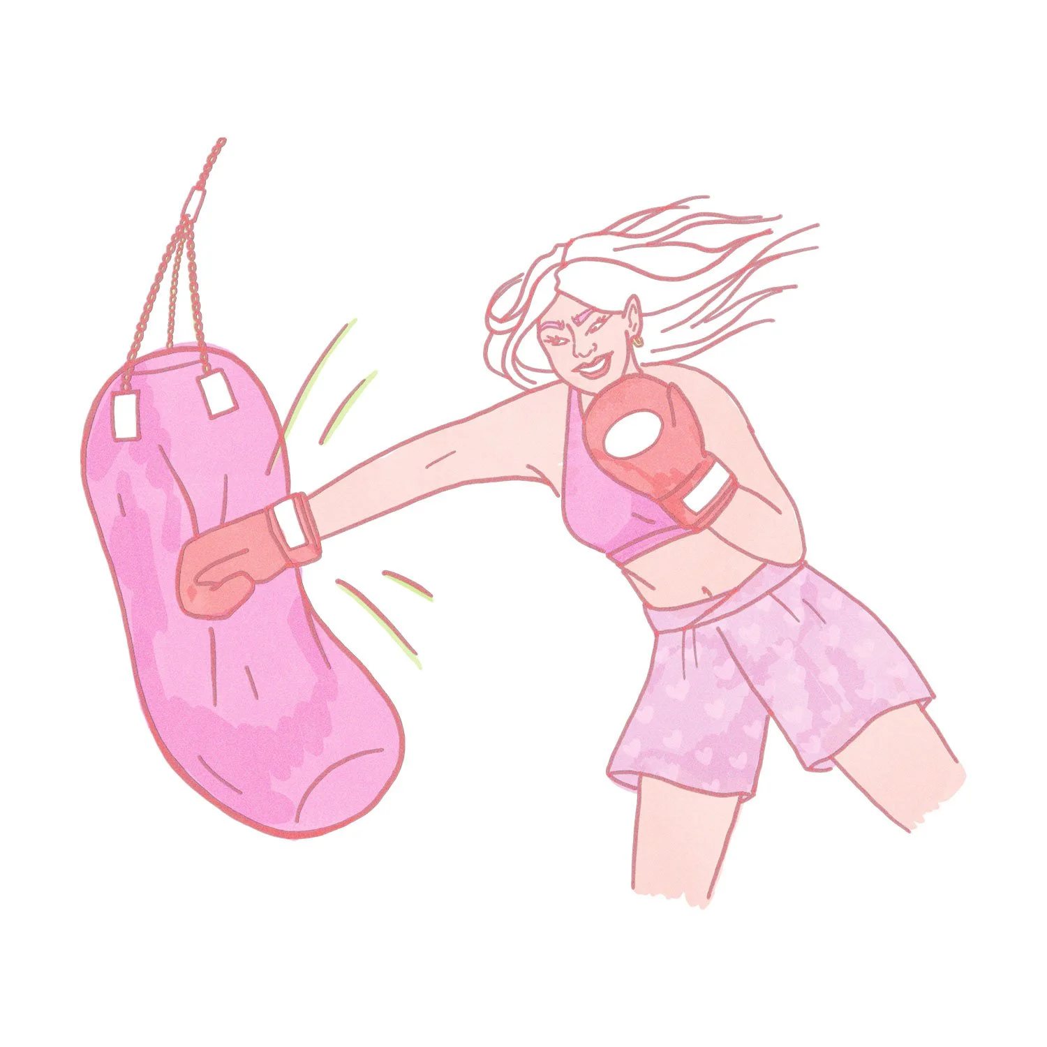  Personal: “Self care” series spot illustration, December 2019 