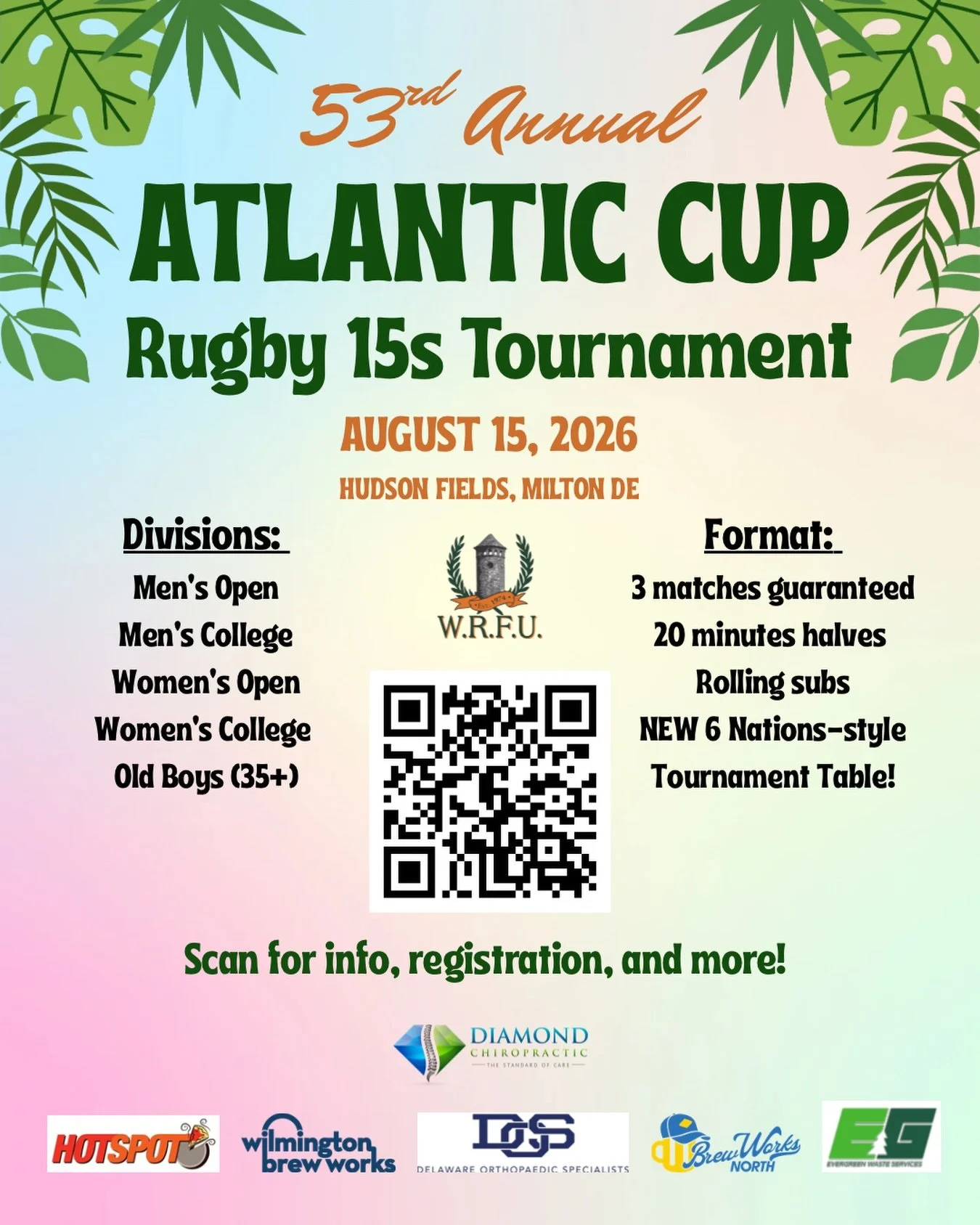 We&rsquo;re gearing up for Atlantic Cup! Entries are officially OPEN with early bird discounts available until July 15th. Can&rsquo;t wait to see everyone! ☀️🏝️😎