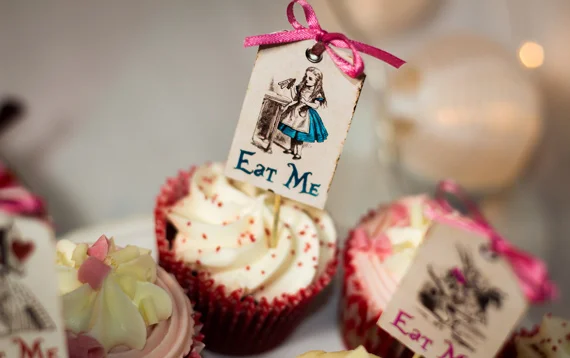 Alice in Wonderland Eat Me Tags