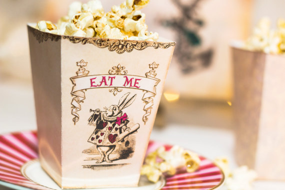 Alice in Wonderland popcorn box