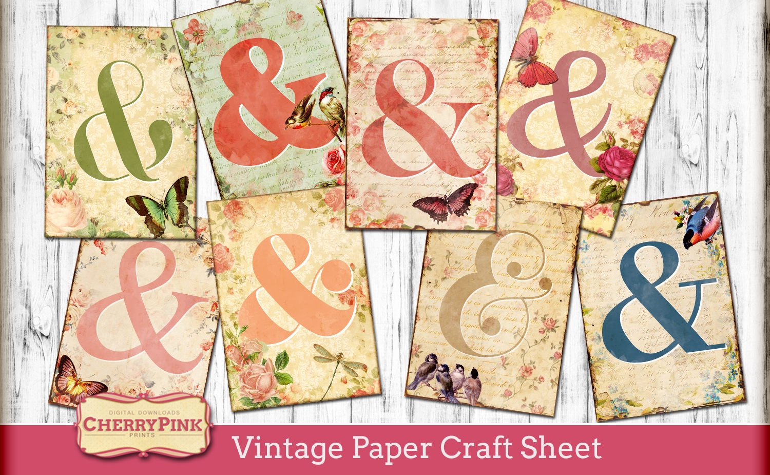 Vintage Paper Craft sheet
