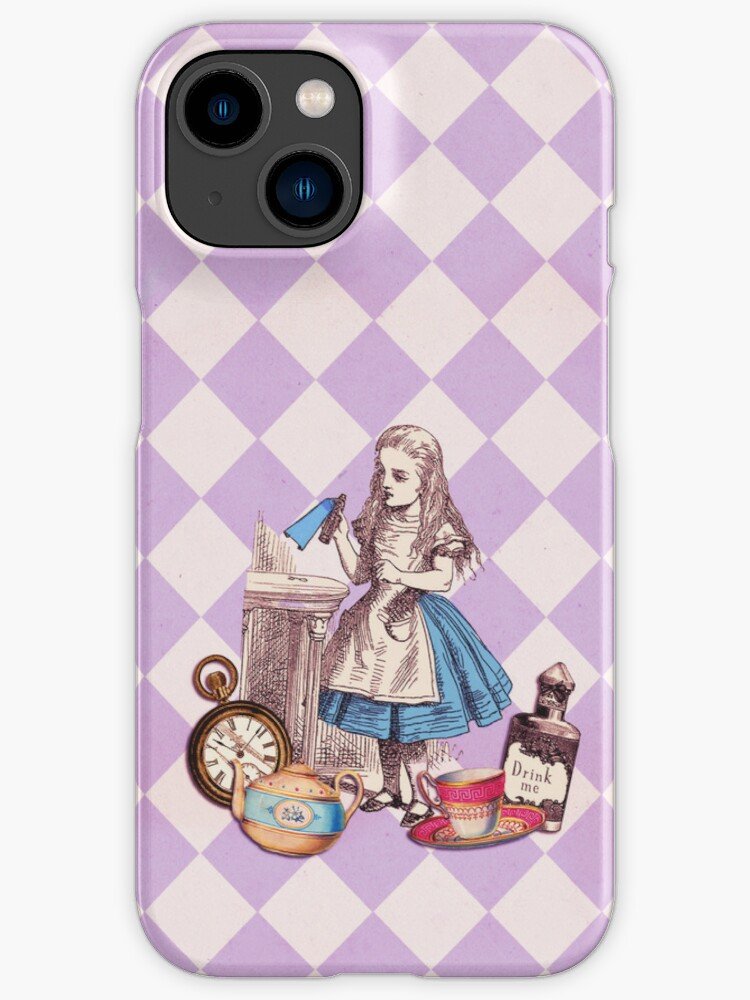 Alice in Wonderland pink phone.jpeg