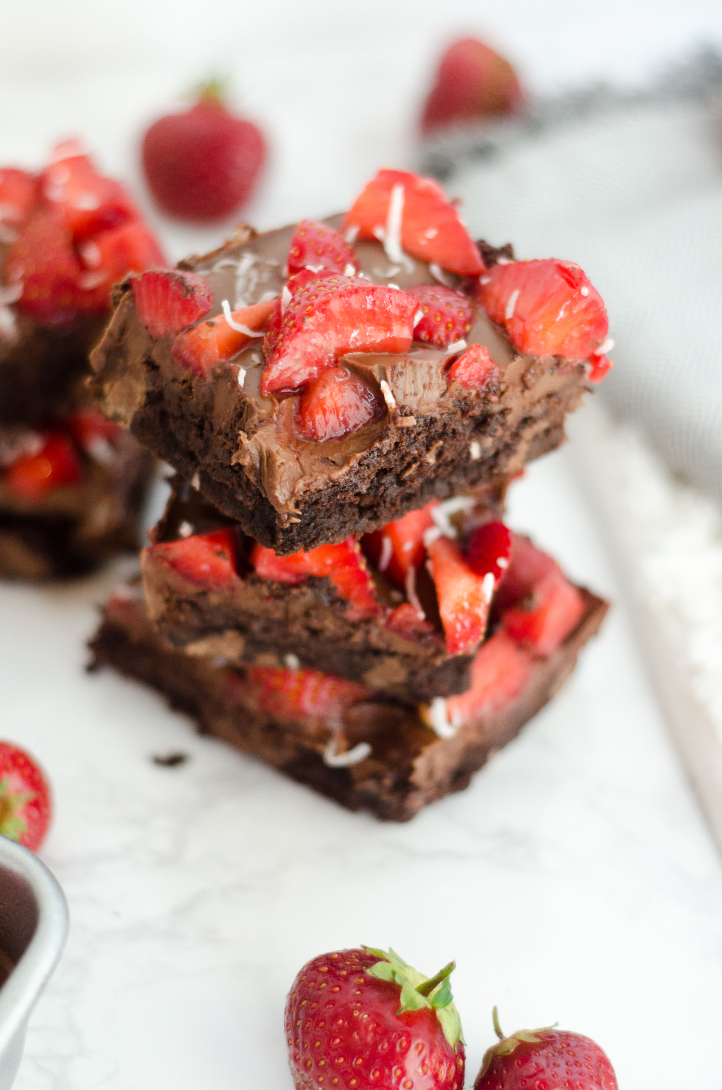 Chocolate Strawberry Brownies (Wheat-Free) — Anna Elizabeth