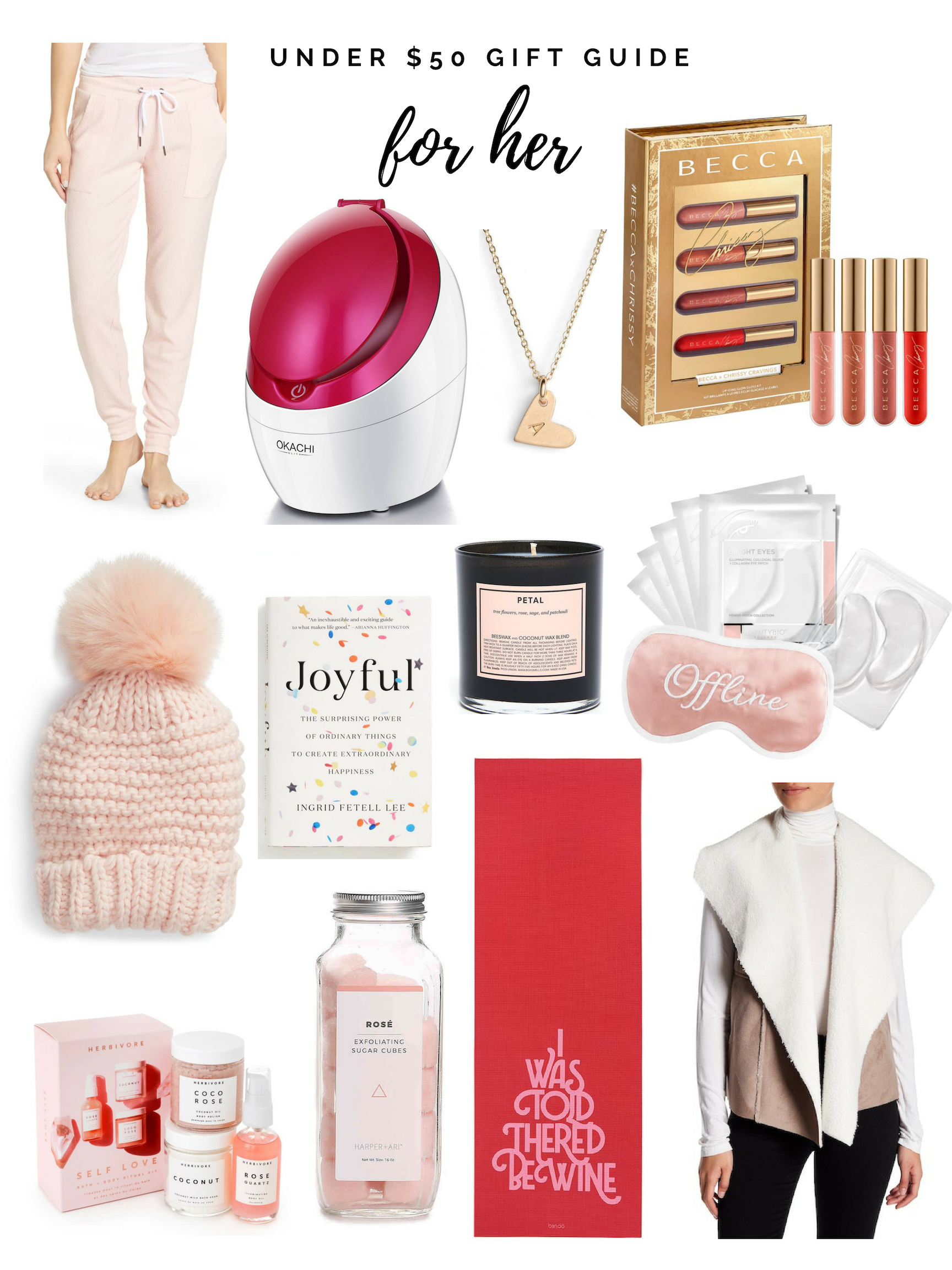 Best Christmas Gifts For Her Under $50 - Living In Heels Blog