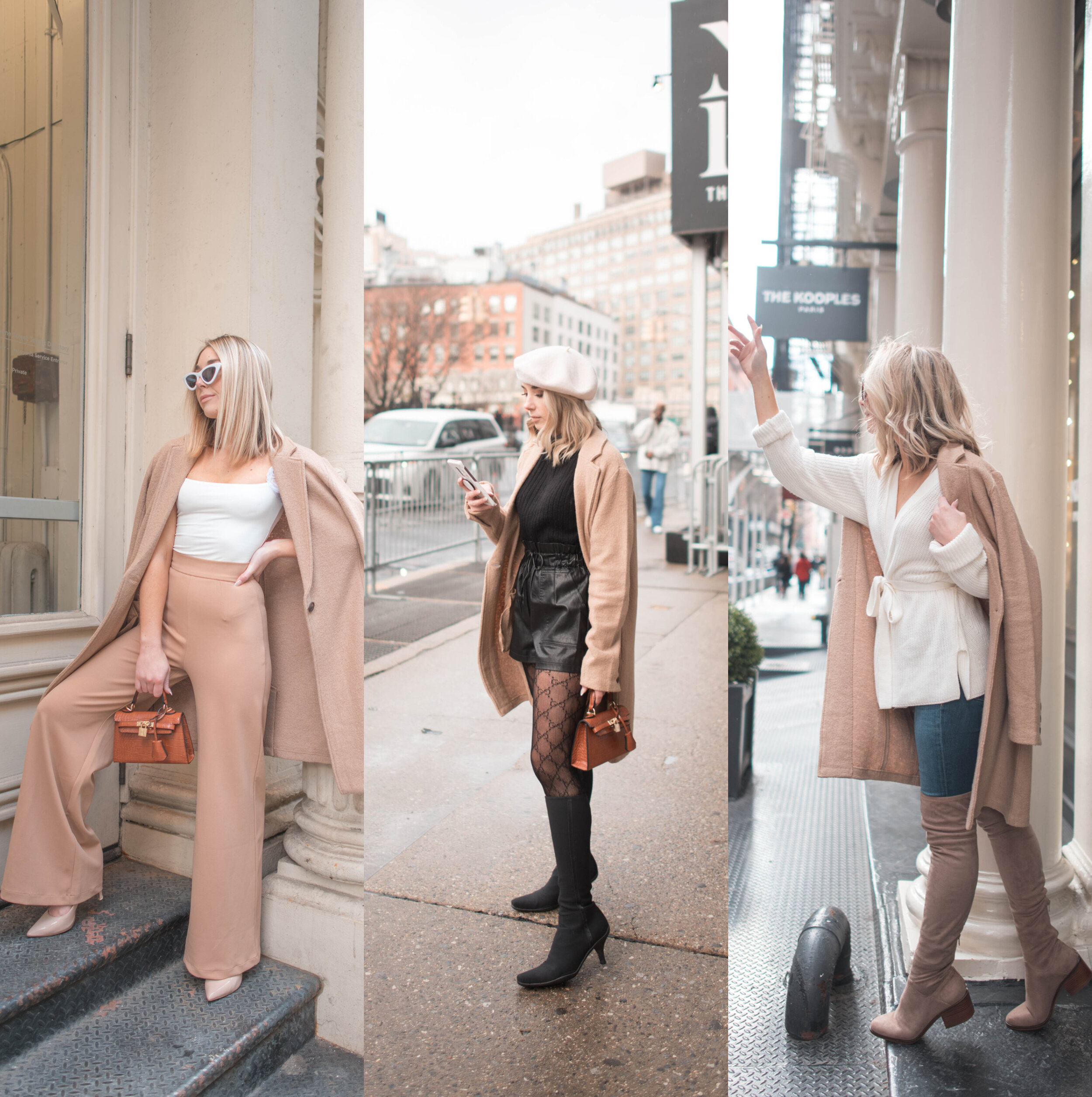 how to style a neutral coat