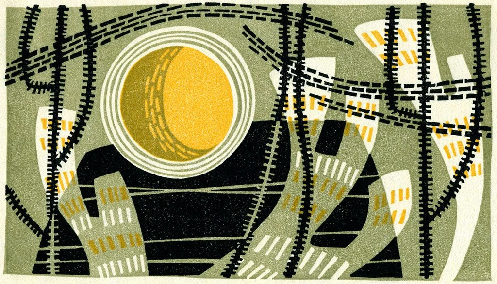 Angie Lewin 'Black Island'