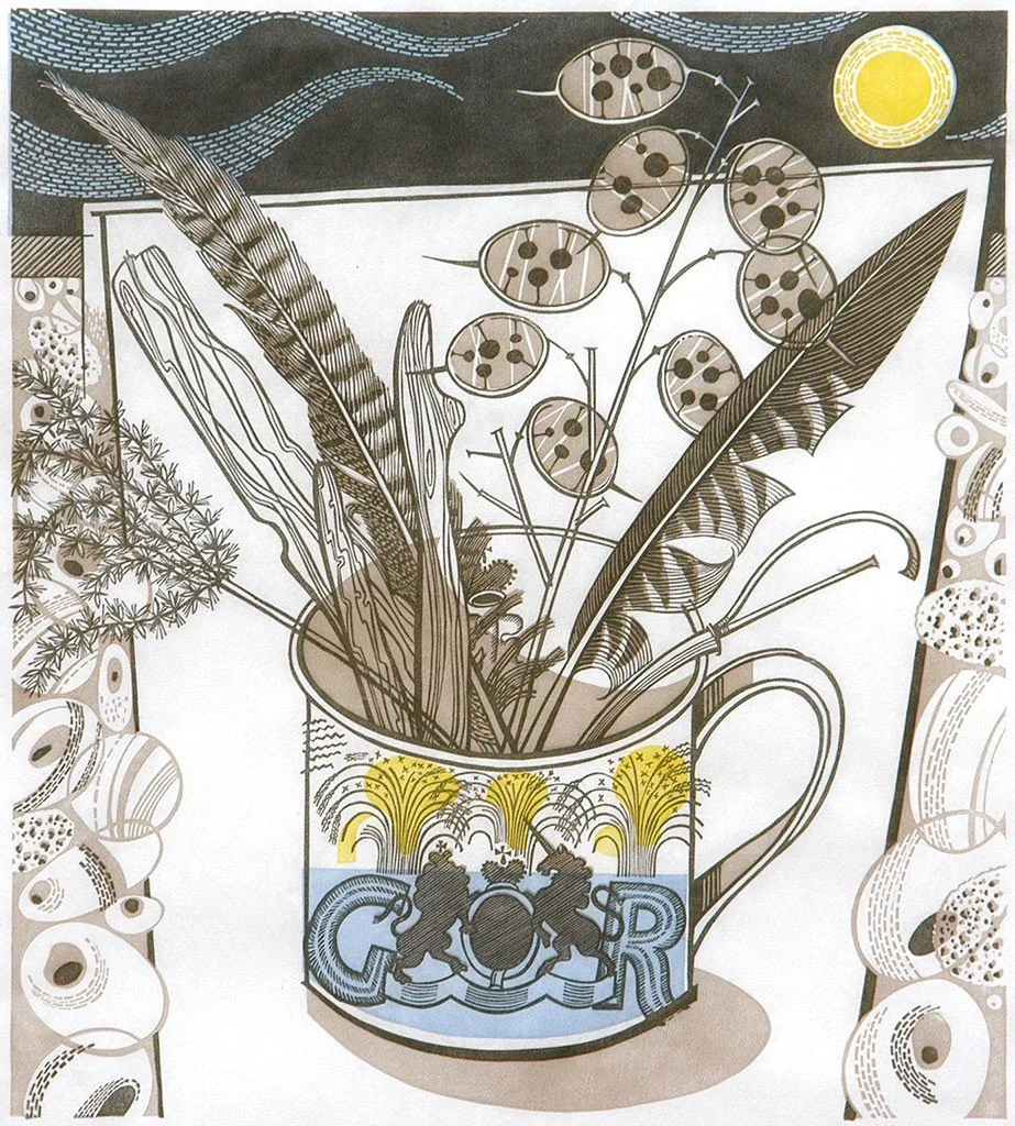Angie Lewin 'The 1937 Coronation Mug'