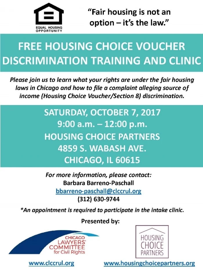 HCV Discrimination Training and Clinic Flyer 9.19.2017.jpg