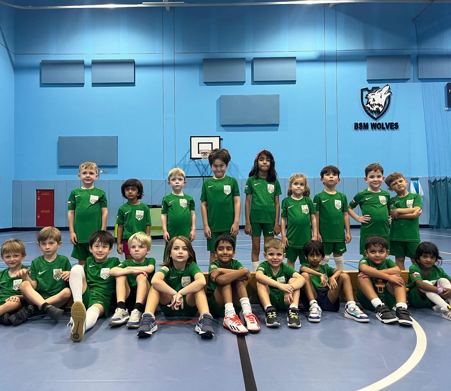 ESG Football Academy Term 4 in full flow.
Our energetic U6 group who are very happy to escape the rising temperatures.🥵🌞🇴🇲⚽️💚
#esgfootballacademy #footballunites #thebeautifulgame #lovefootball #omanfootball #soccer