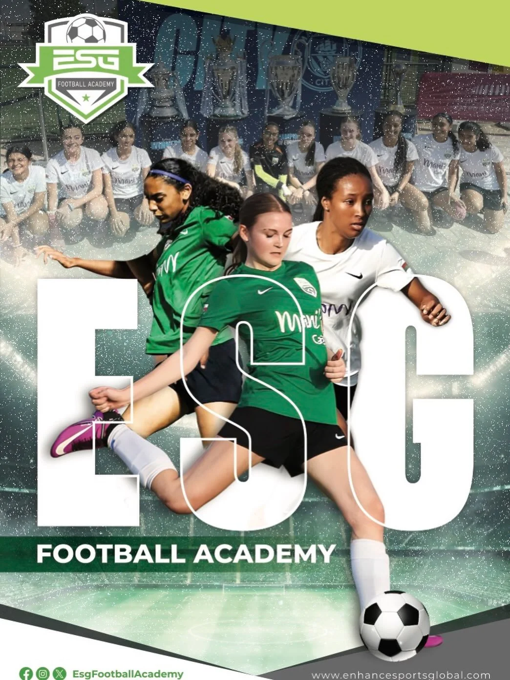 Girls are you ready for the up coming season ?💪🏽💪🏽

At ESG Football  Academy we&rsquo;re committed to creating an environment where both Boys and Girls can thrive and develop their skills, build confidence and reach their full potential both on a