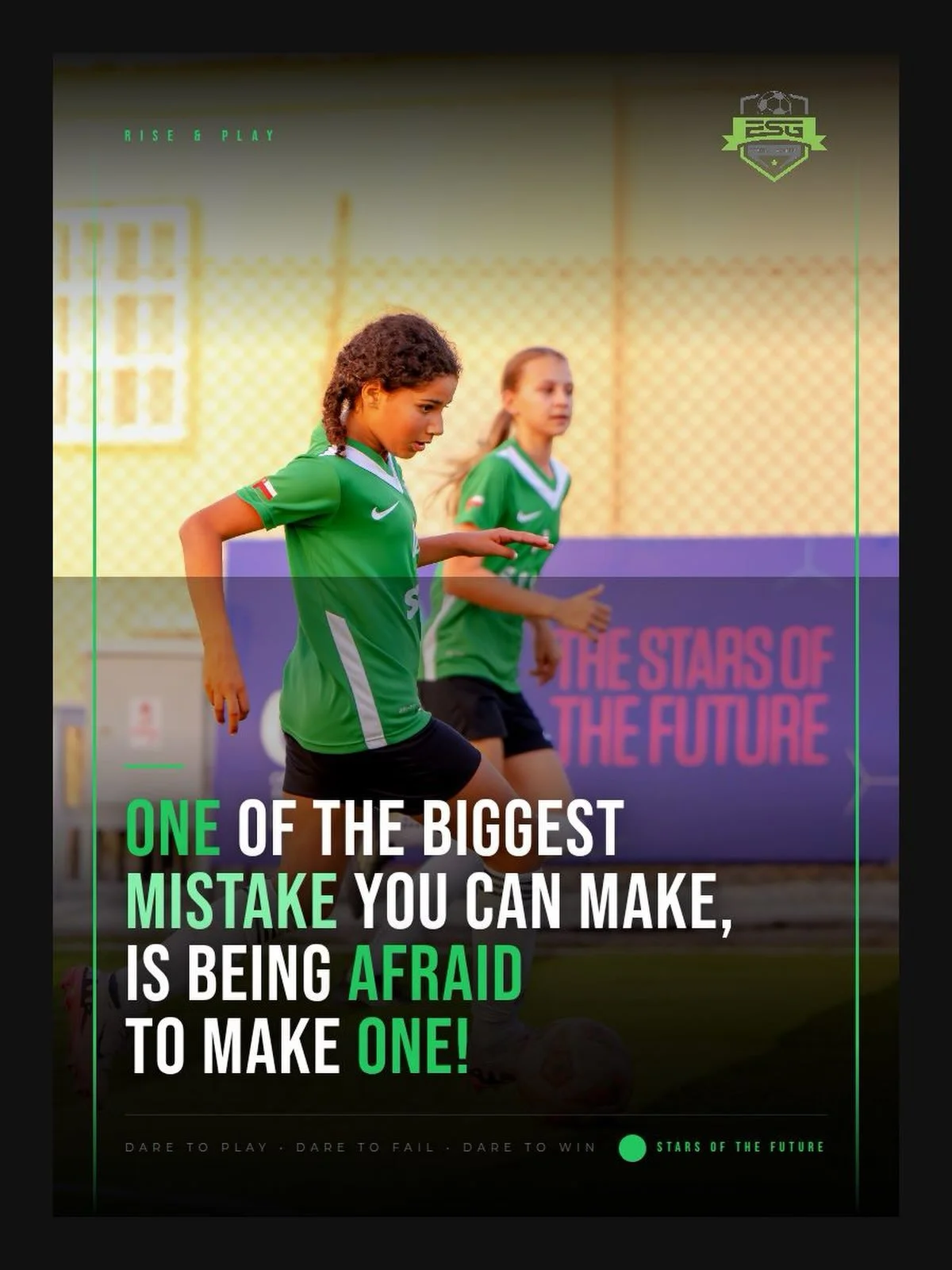 Says ESG Football Academy!!
👌🏽💚 ⚽️ 
#esgfootballacademy #thebeautifulgame #playerdevelopment #footballunites #omanfootball