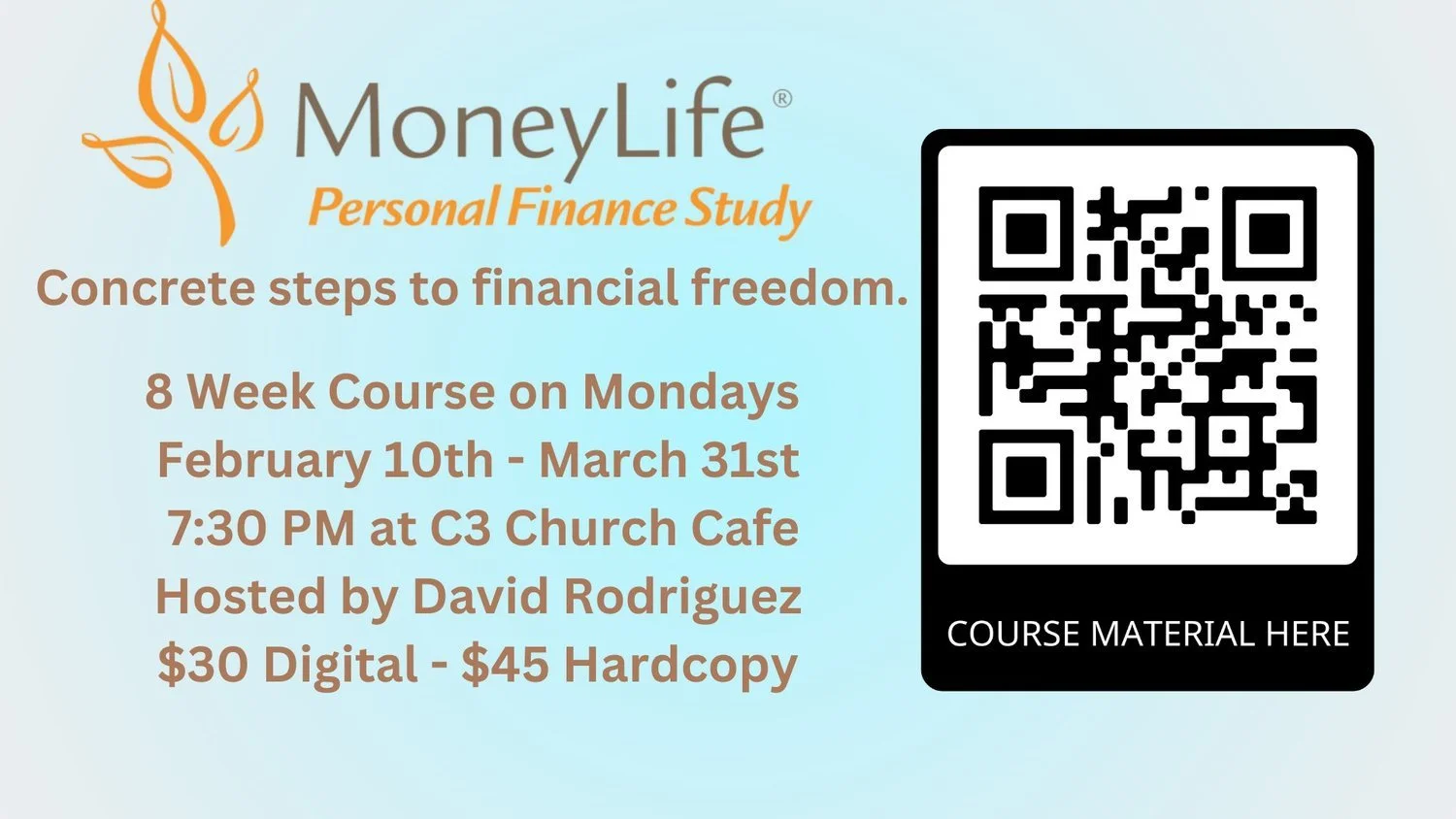 MoneyLife® - Personal Finance Study (8 week course)