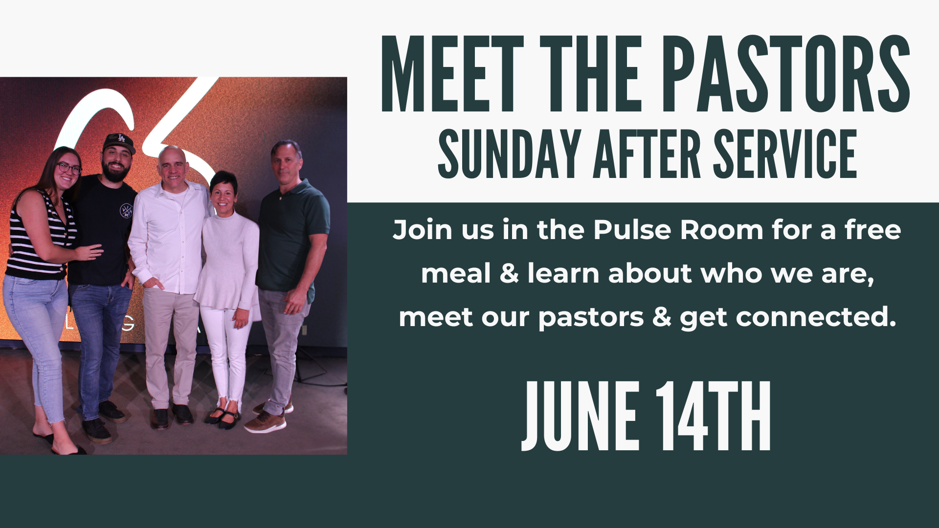 Meet The Pastors - June 14th