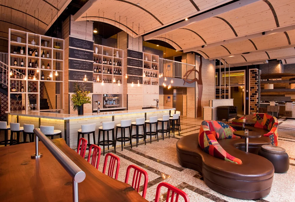TRYP Times Square bar and lounge design