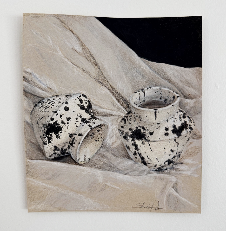 Thrown Ink Jars