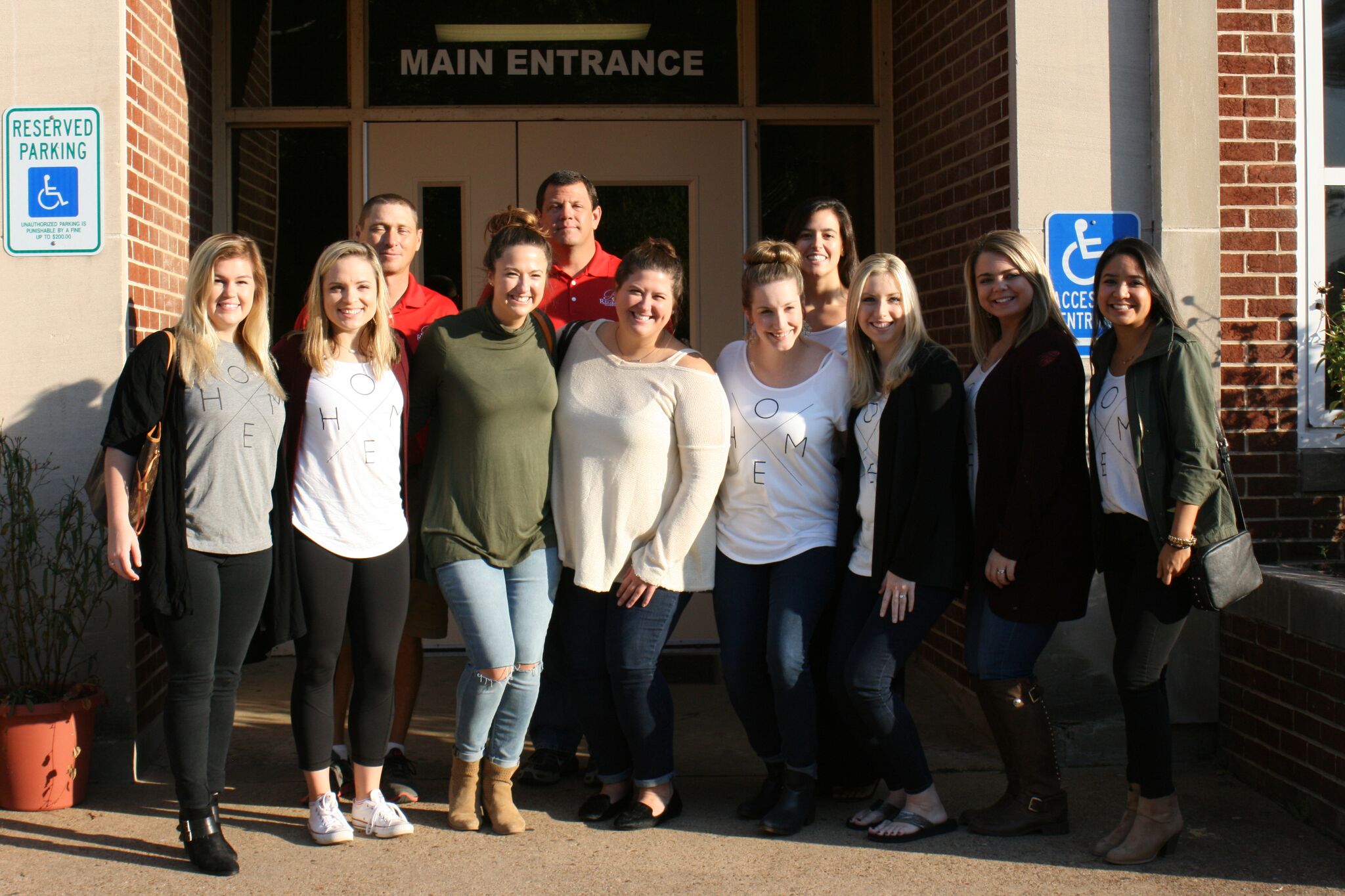 Regency Homebuilders visits Cornerstone Prep for their first ever school uniform Giving Day. They were able to give back school shirts because they purchased company apparel through Agape North.