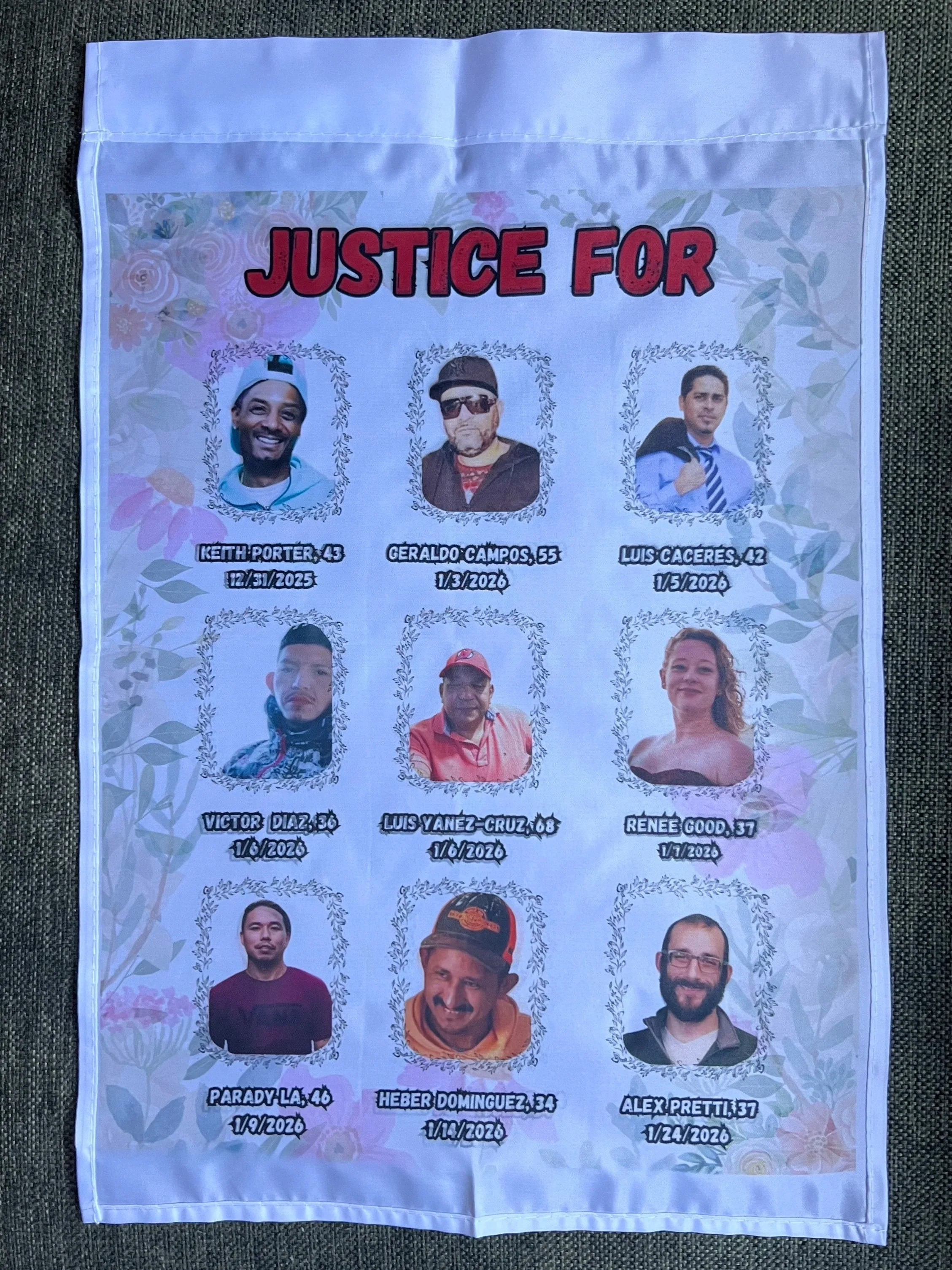 Justice Protest Flag