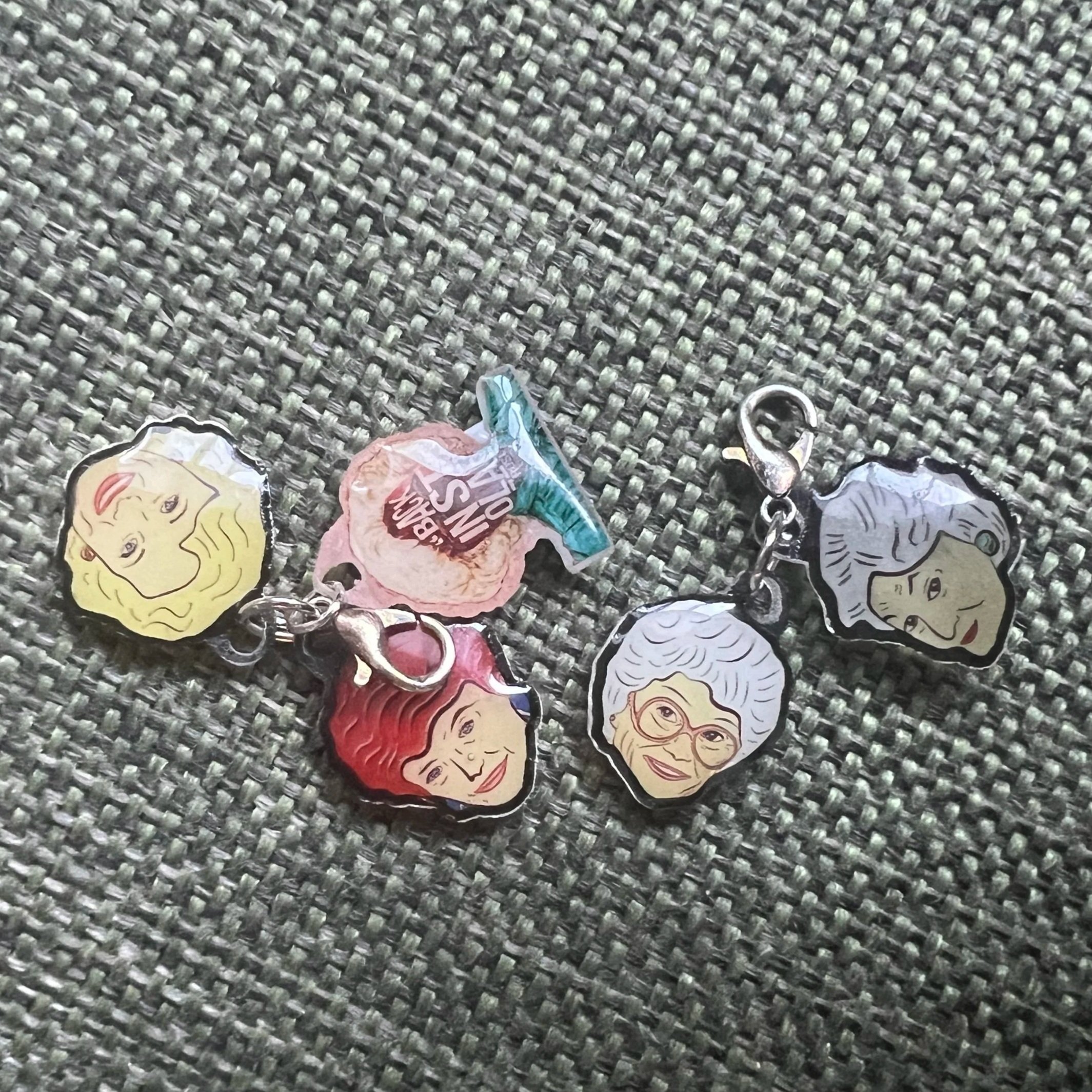 Golden Girls Phone Charms
